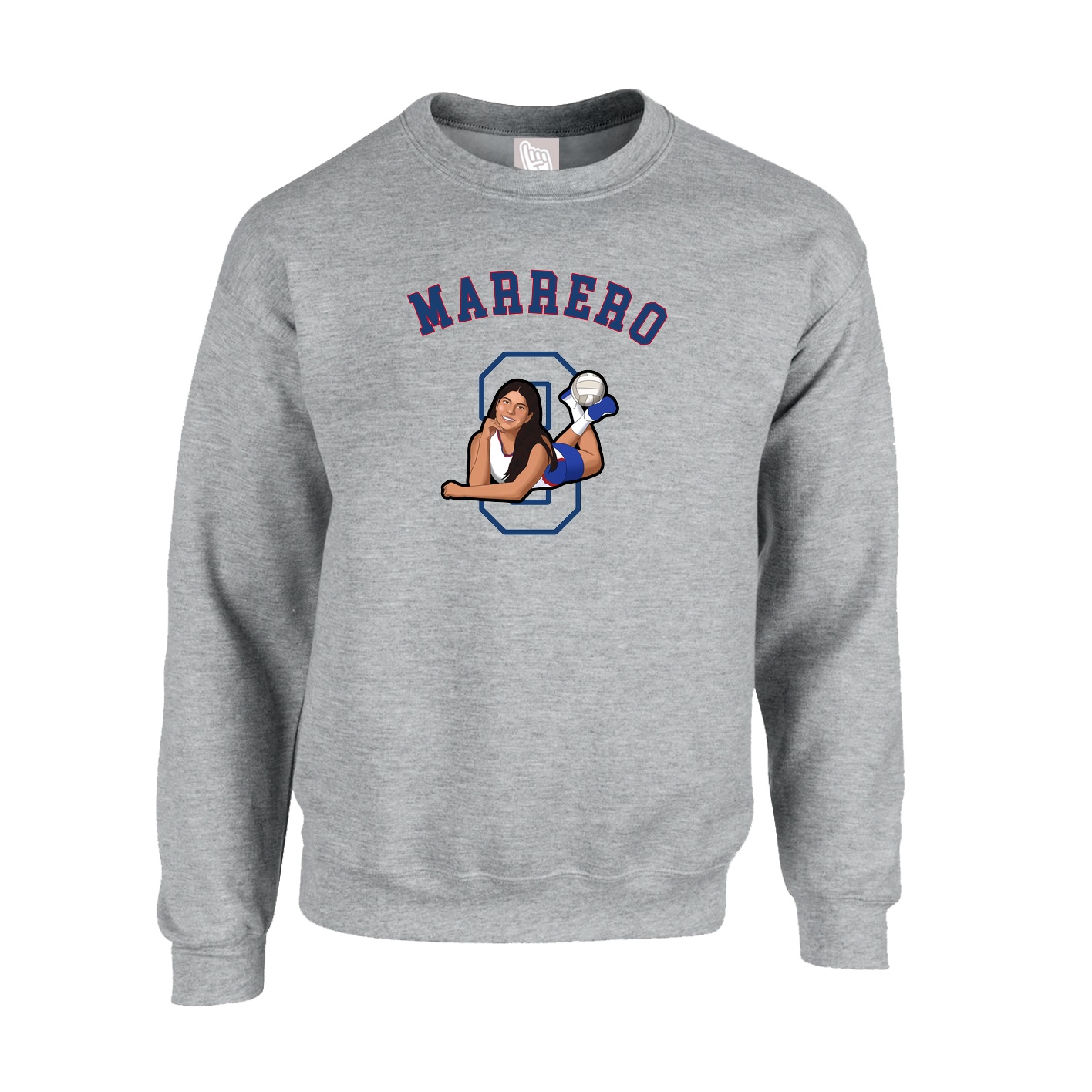 Fleece Crew — Shirsey Arch in Grey