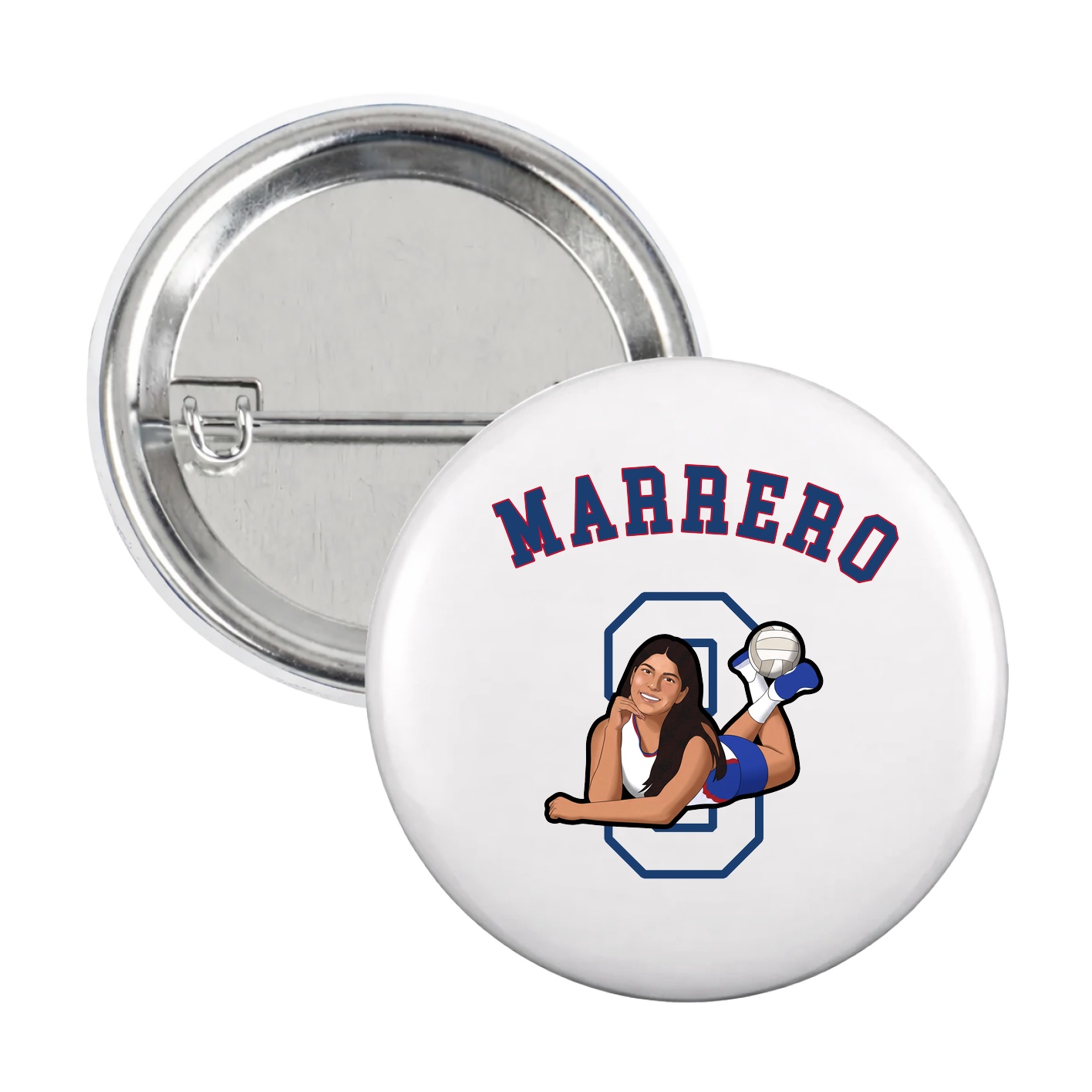 Game Day Button — Shirsey Arch in White