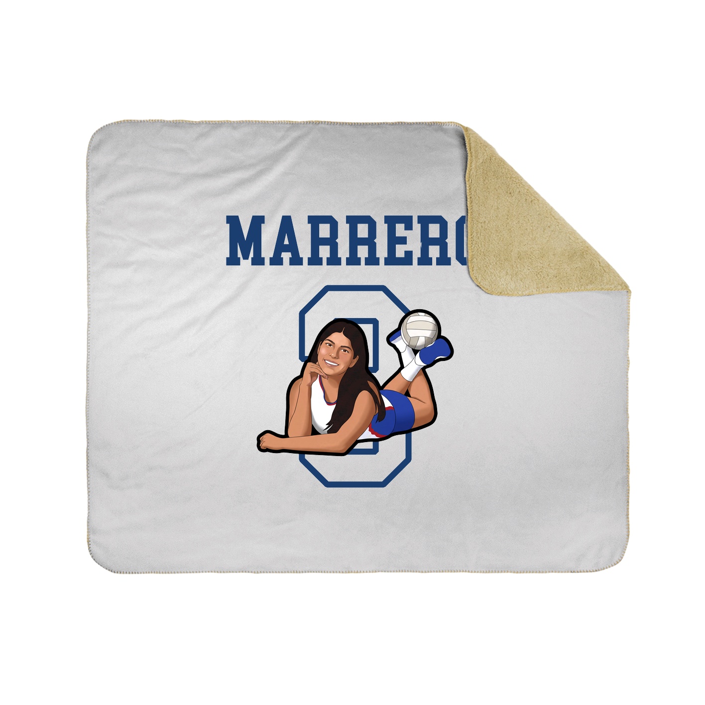 Throw Blanket — Shirsey in White