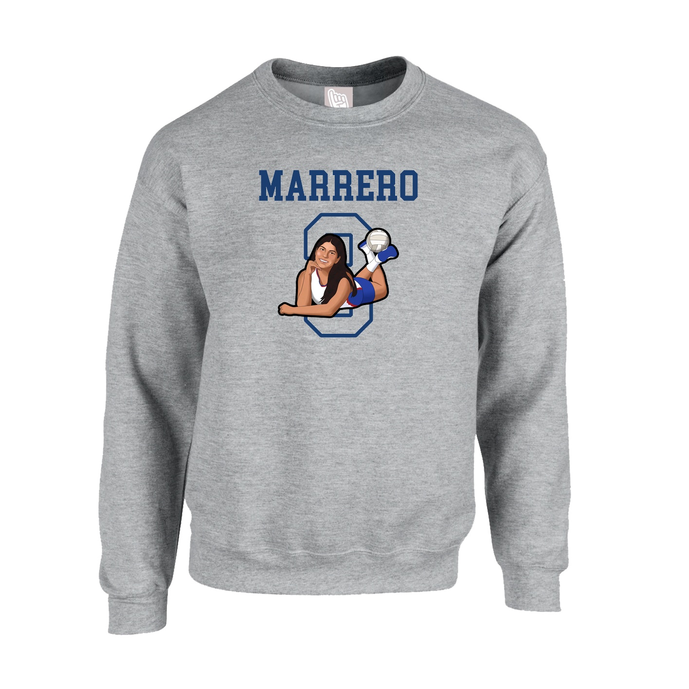 Fleece Crew — Shirsey in Grey