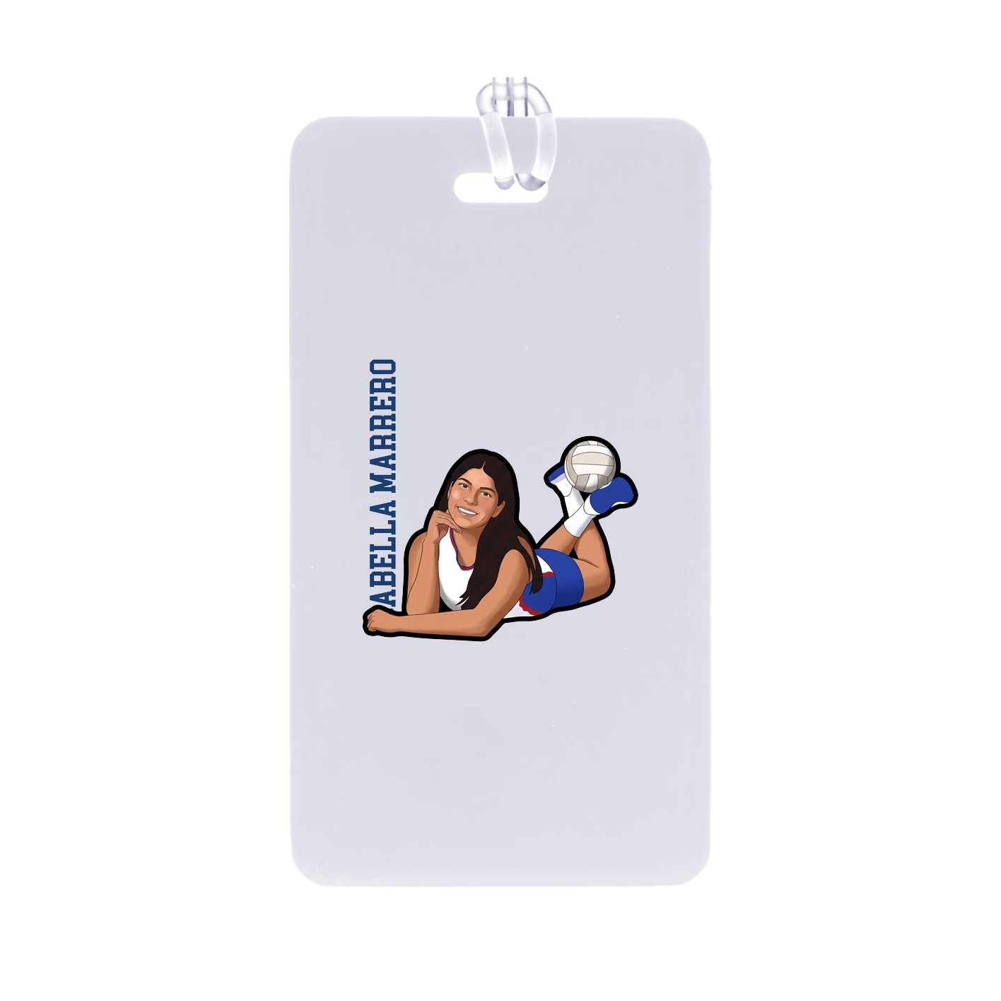 Bag Tag — Name Vertical in Classic