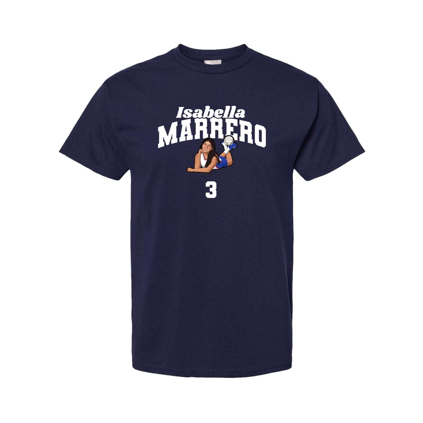 Tee — Signature Arch in Navy