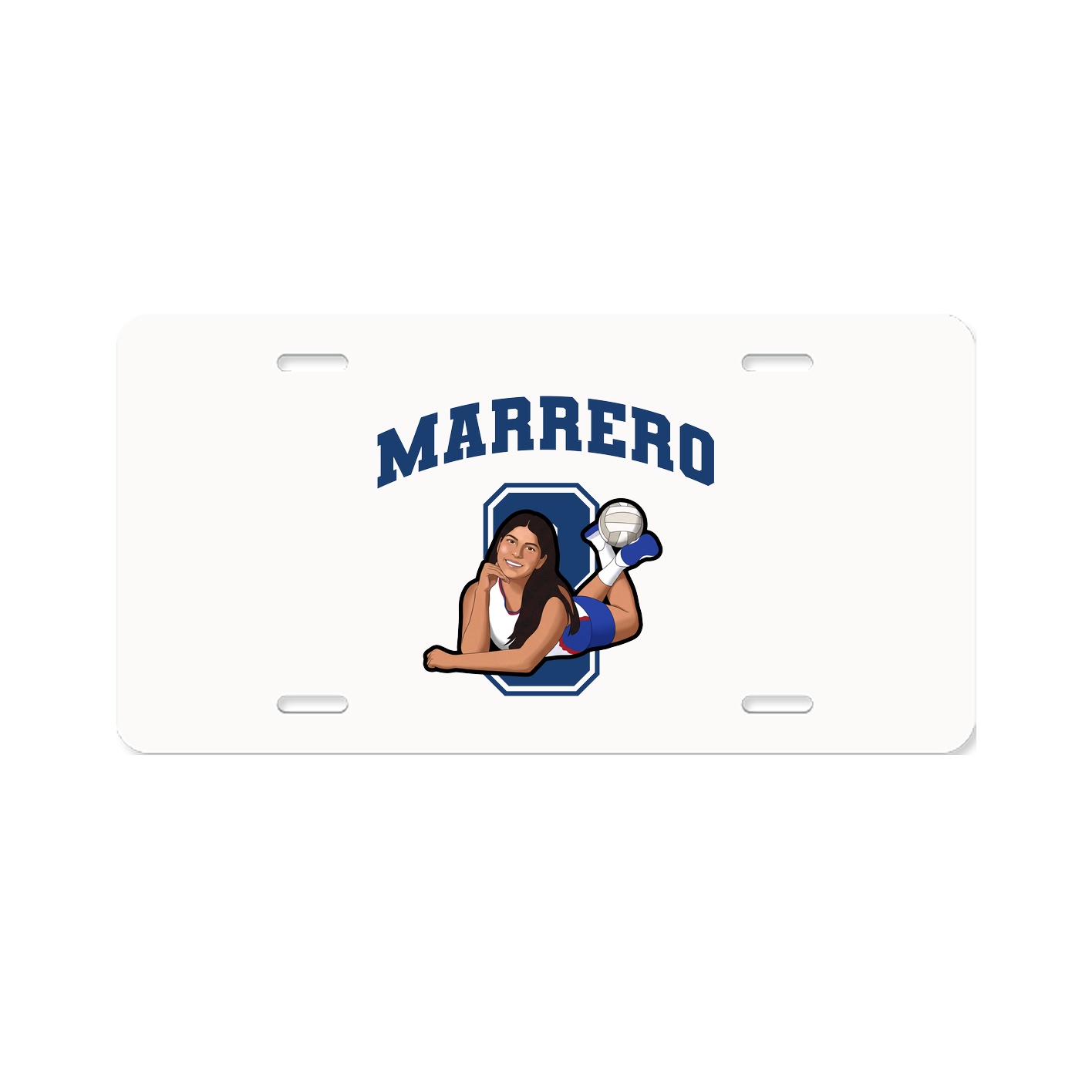 License Plate — Number in Classic