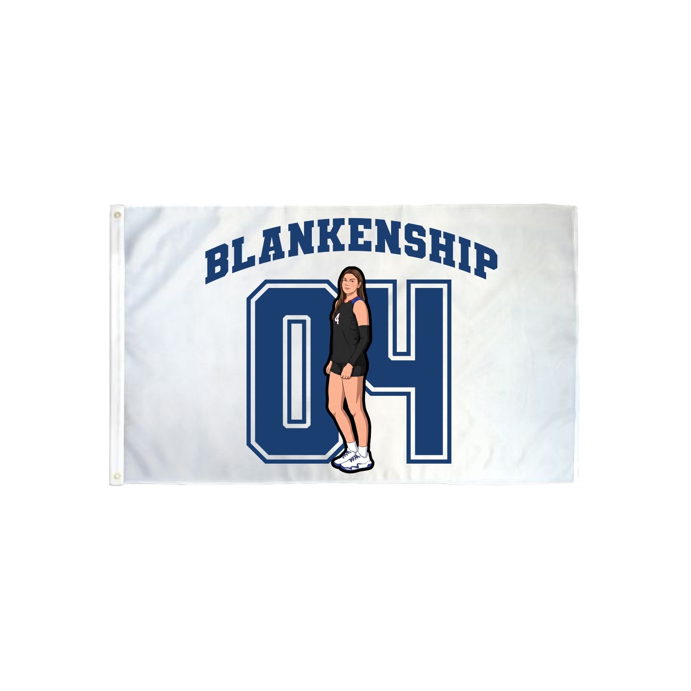 3x5 Flag — Number in Classic