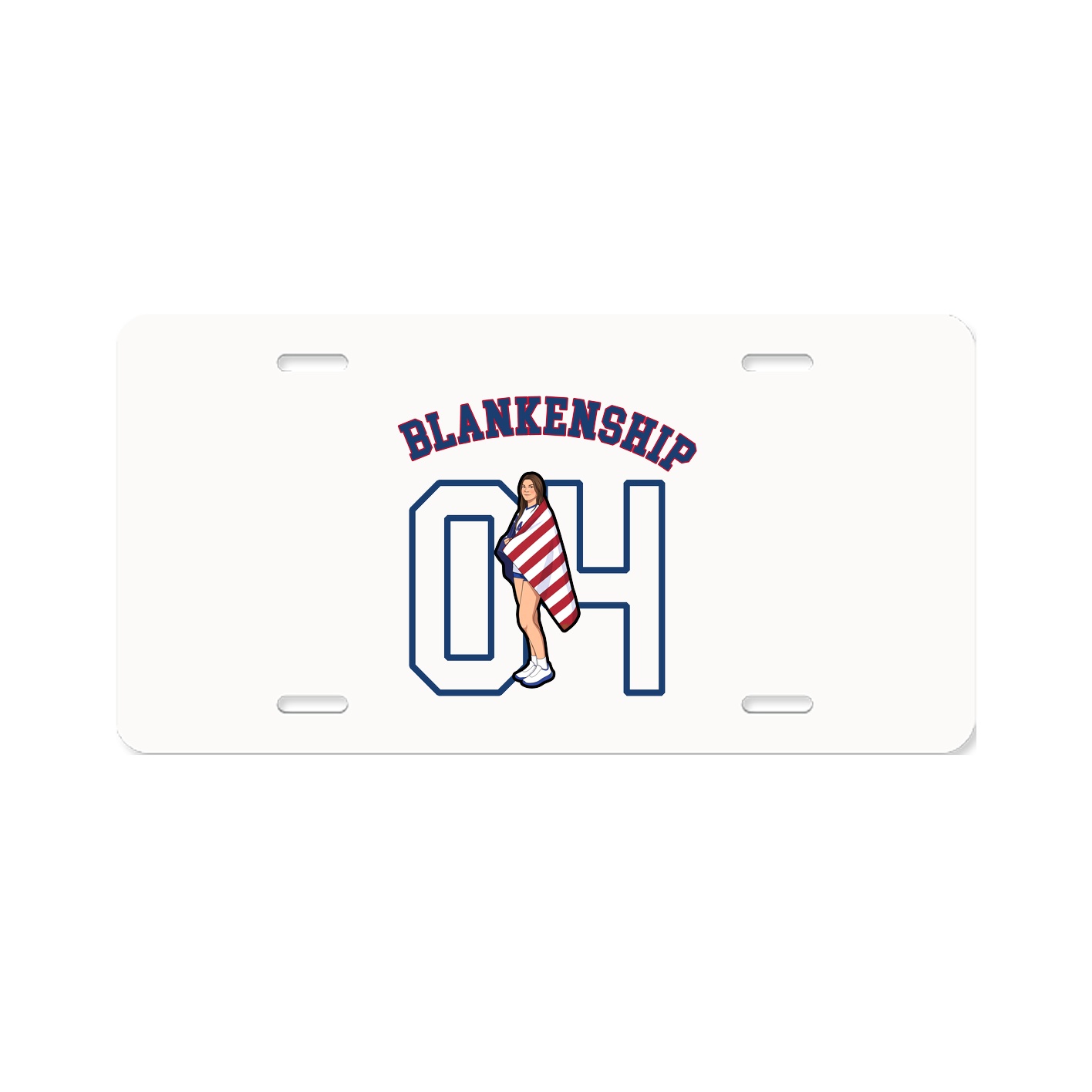 License Plate — Shirsey Arch in Classic