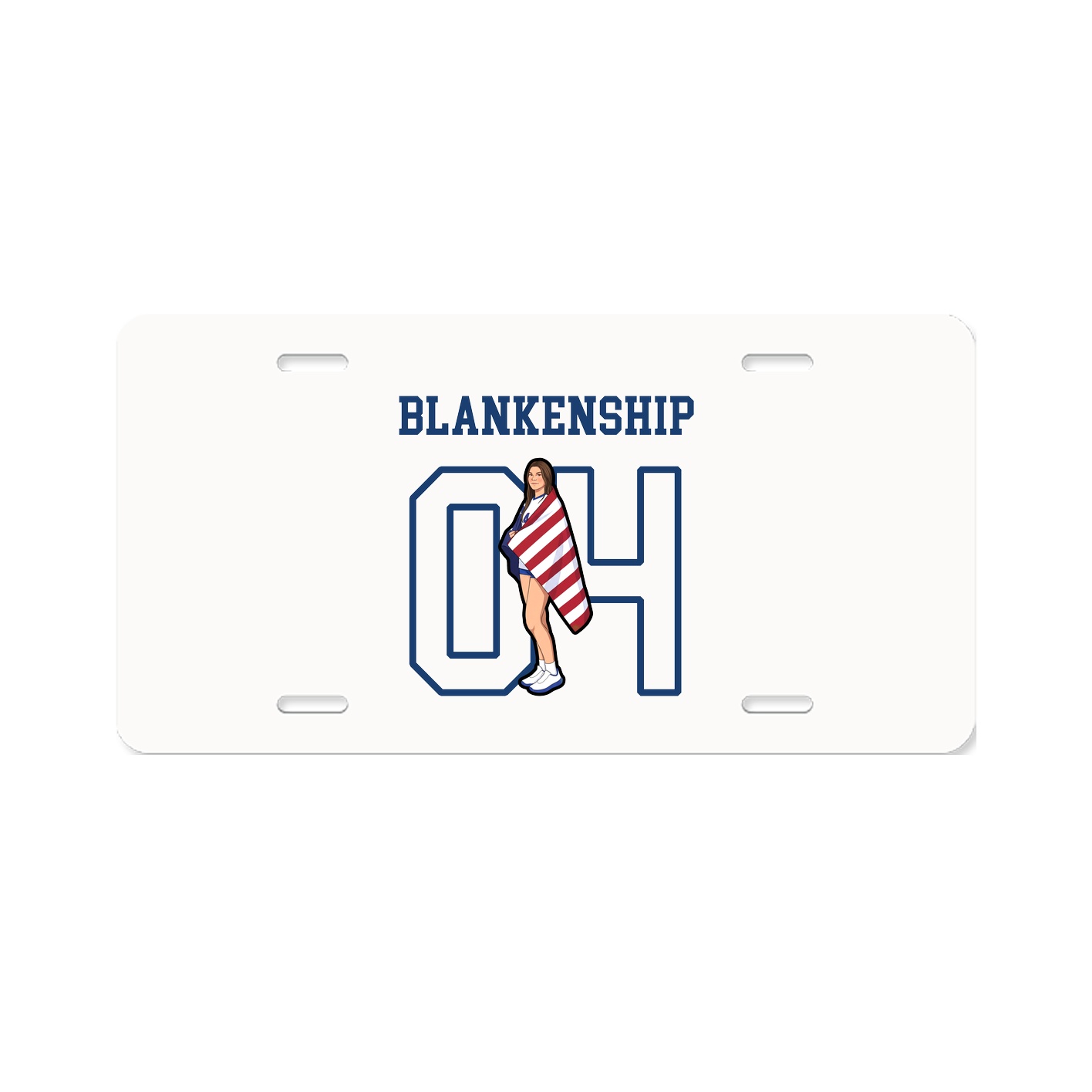 License Plate — Shirsey in Classic