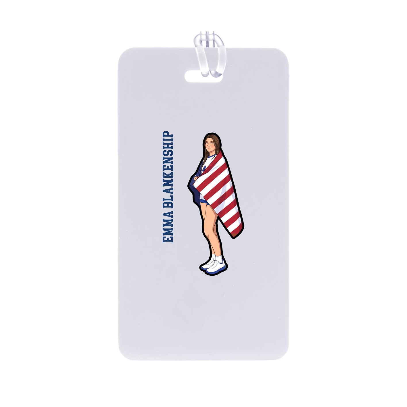 Bag Tag — Name Vertical in Classic
