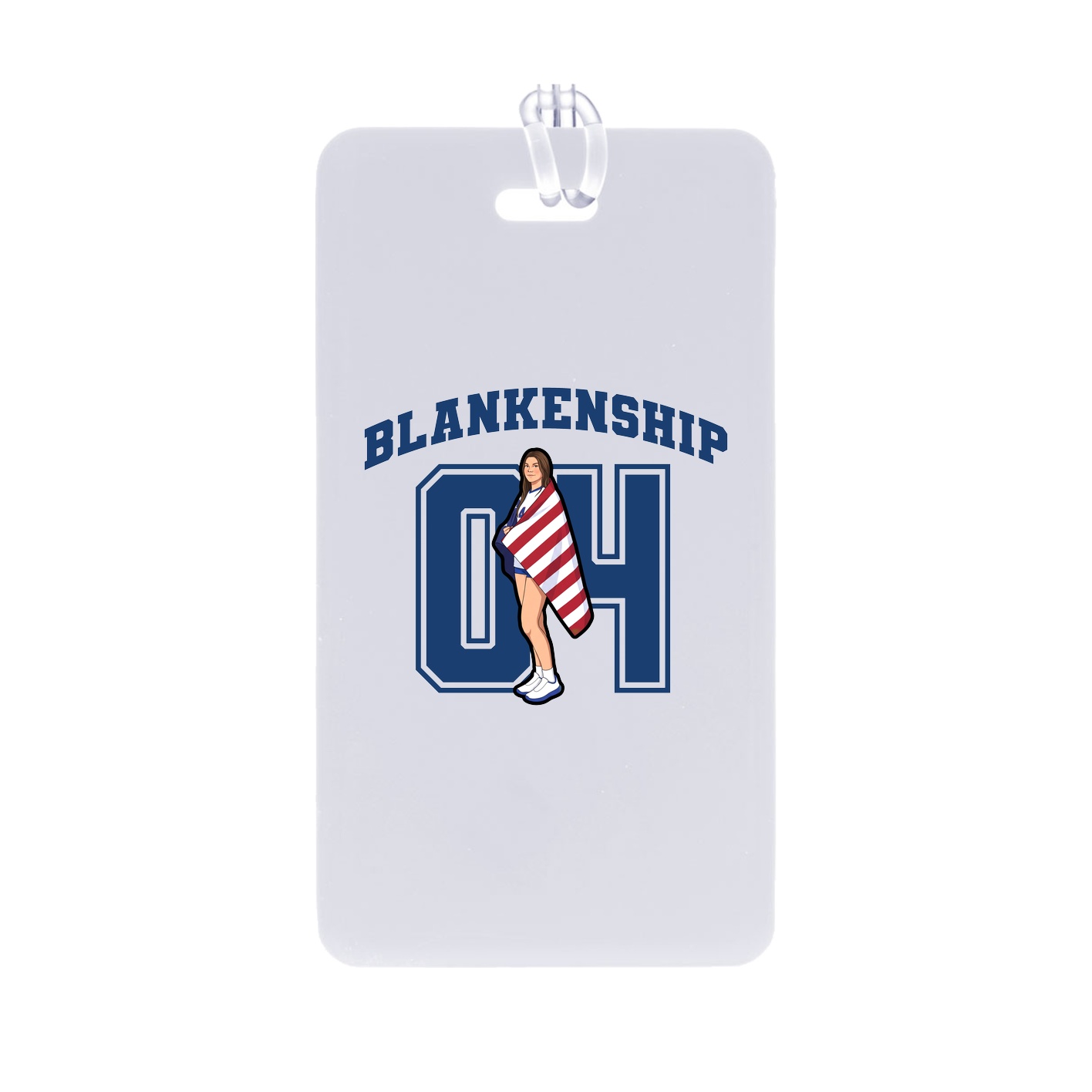 Bag Tag — Number in Classic