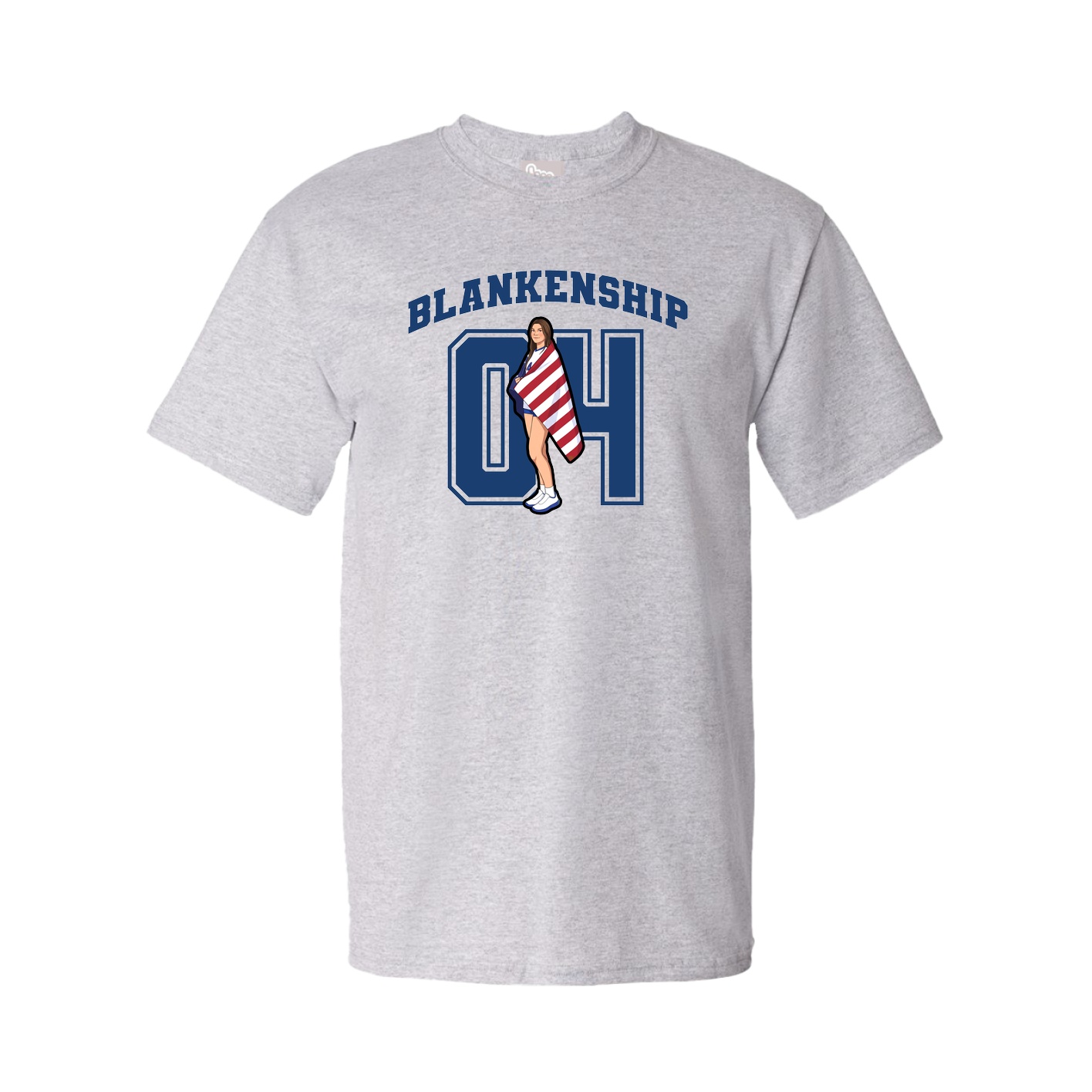 Tee — Number in Grey