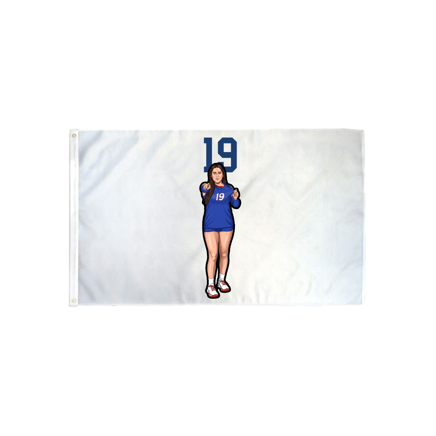 3x5 Flag — Number Top in Classic