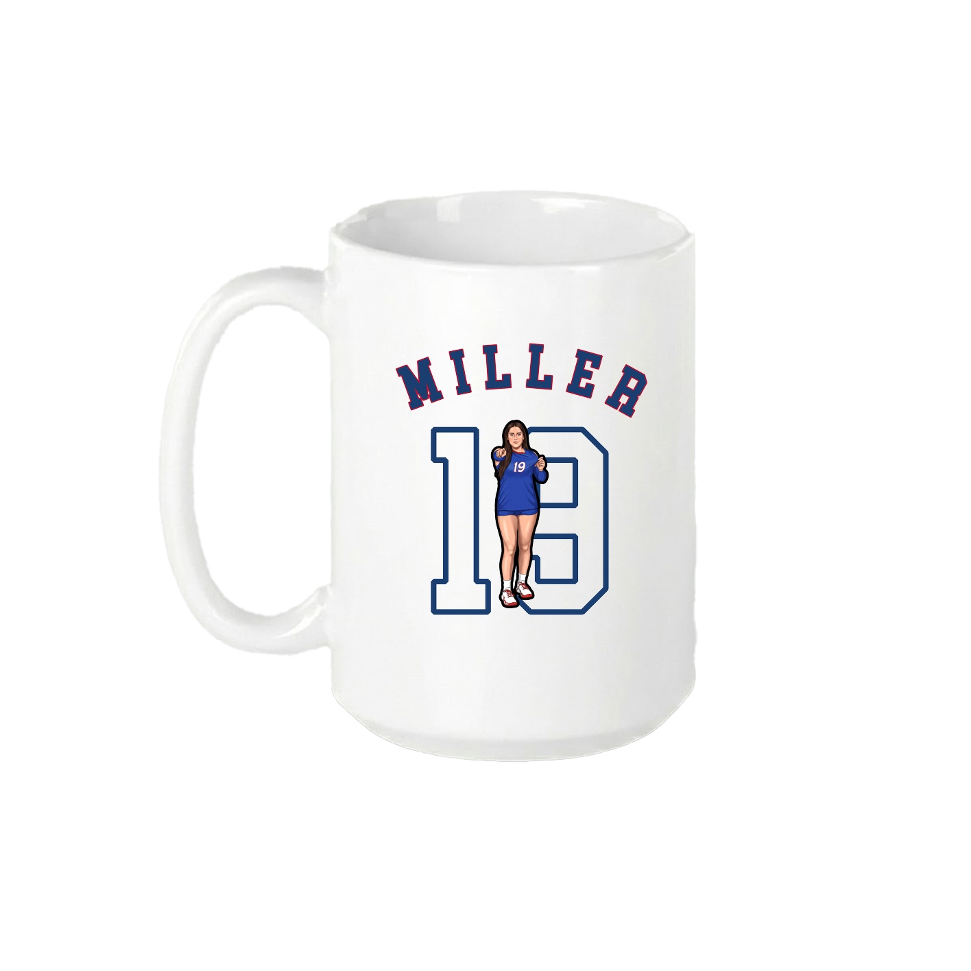 15oz Coffee Mug — Shirsey Arch in White