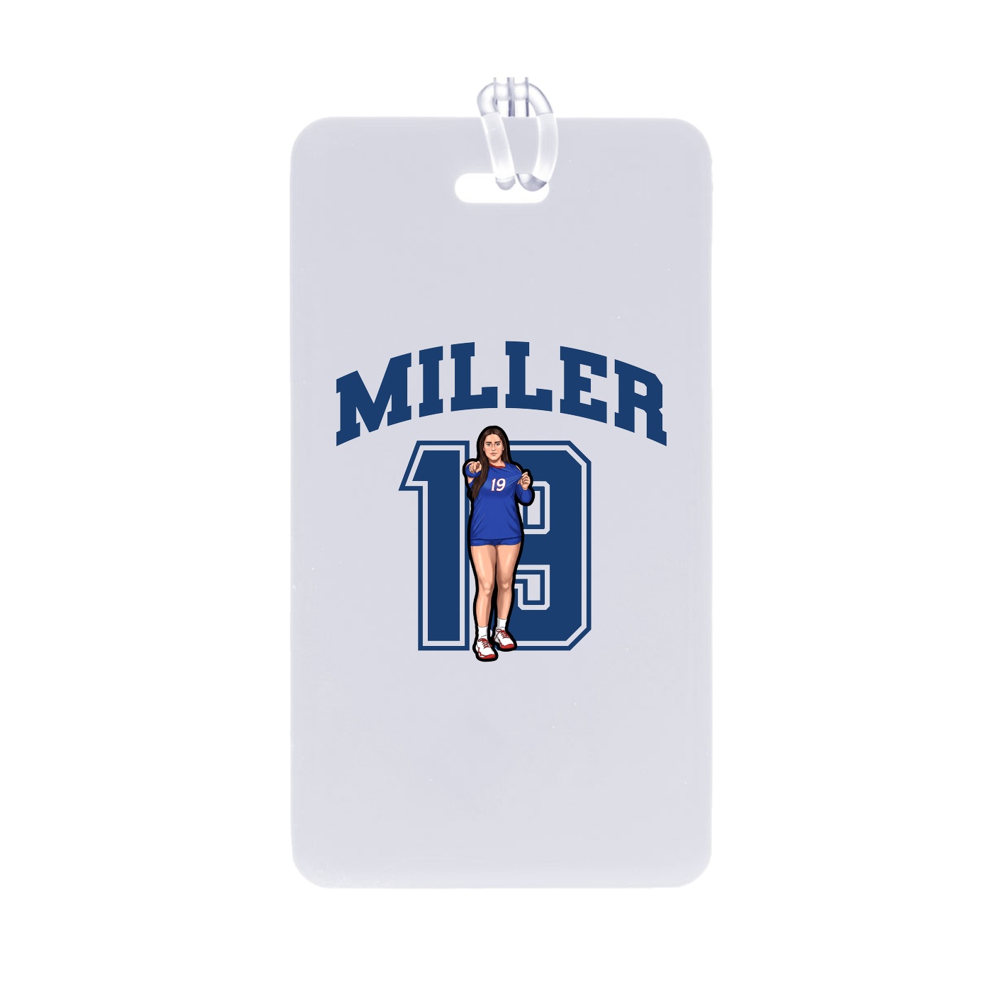 Bag Tag — Number in Classic