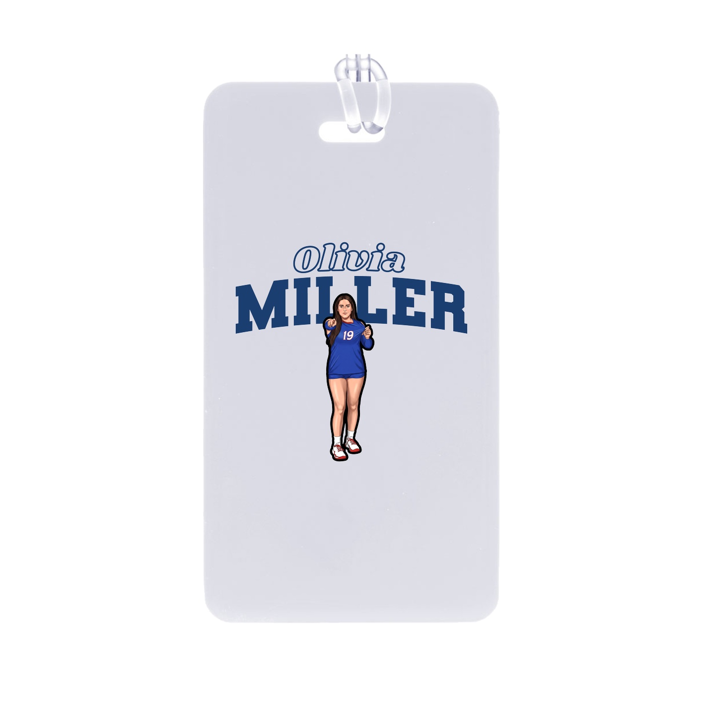 Bag Tag — Name Arch in Classic