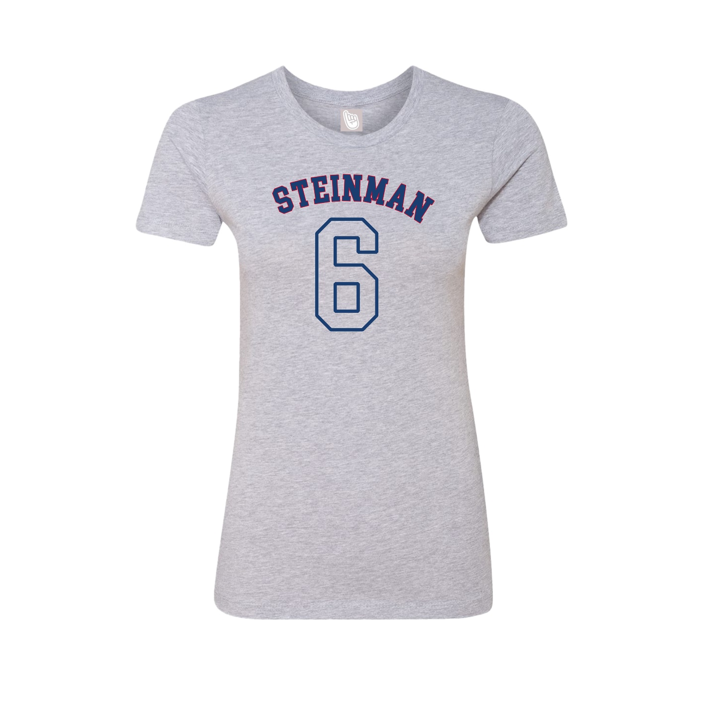 Fitted Women's Tee — Shirsey Arch in Grey