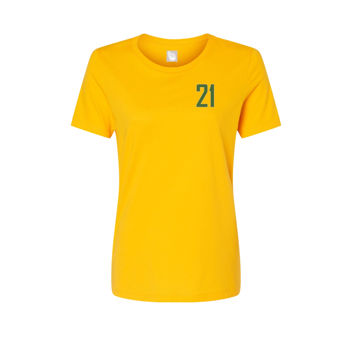 Womens Tee — Front Shirsy in Gold