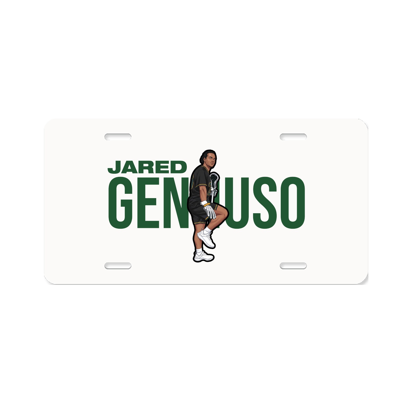 License Plate — Player Name in Classic
