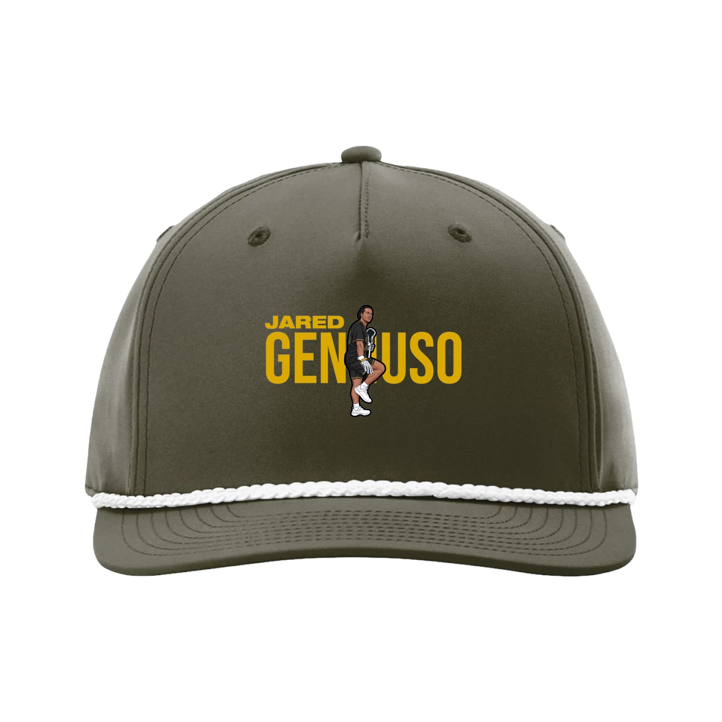 Five-Panel Classic Rope Cap — Player Name in Green