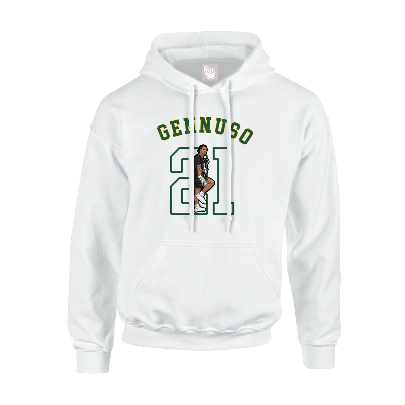 Hoodie — Shirsey Arch in White