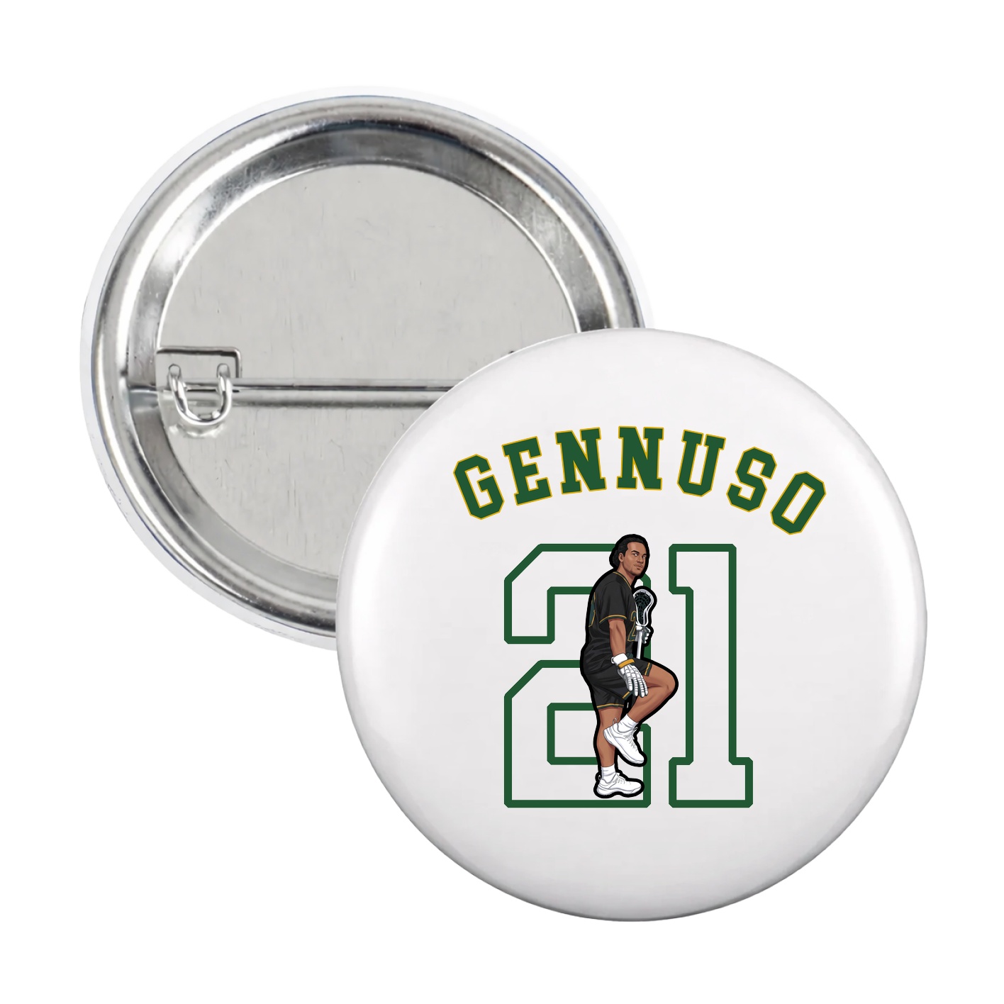 Game Day Button — Shirsey Arch in White