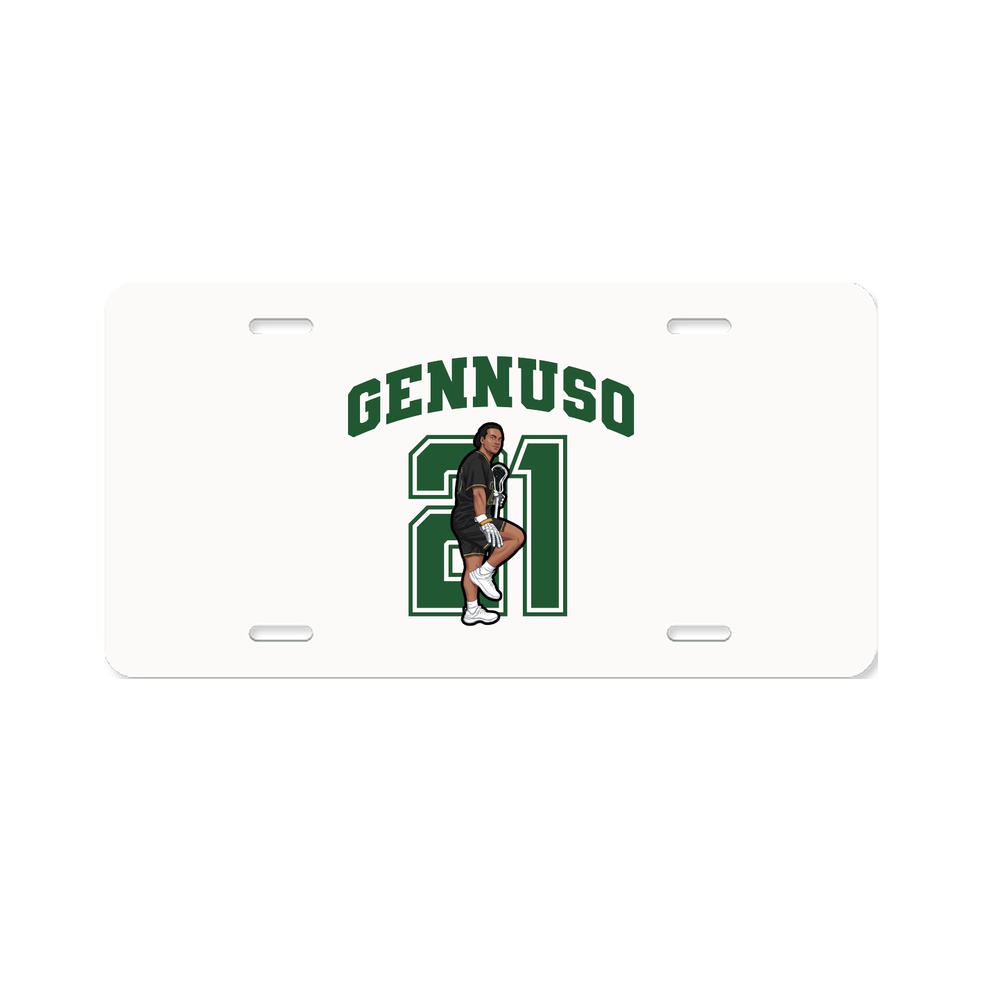 License Plate — Number in Classic
