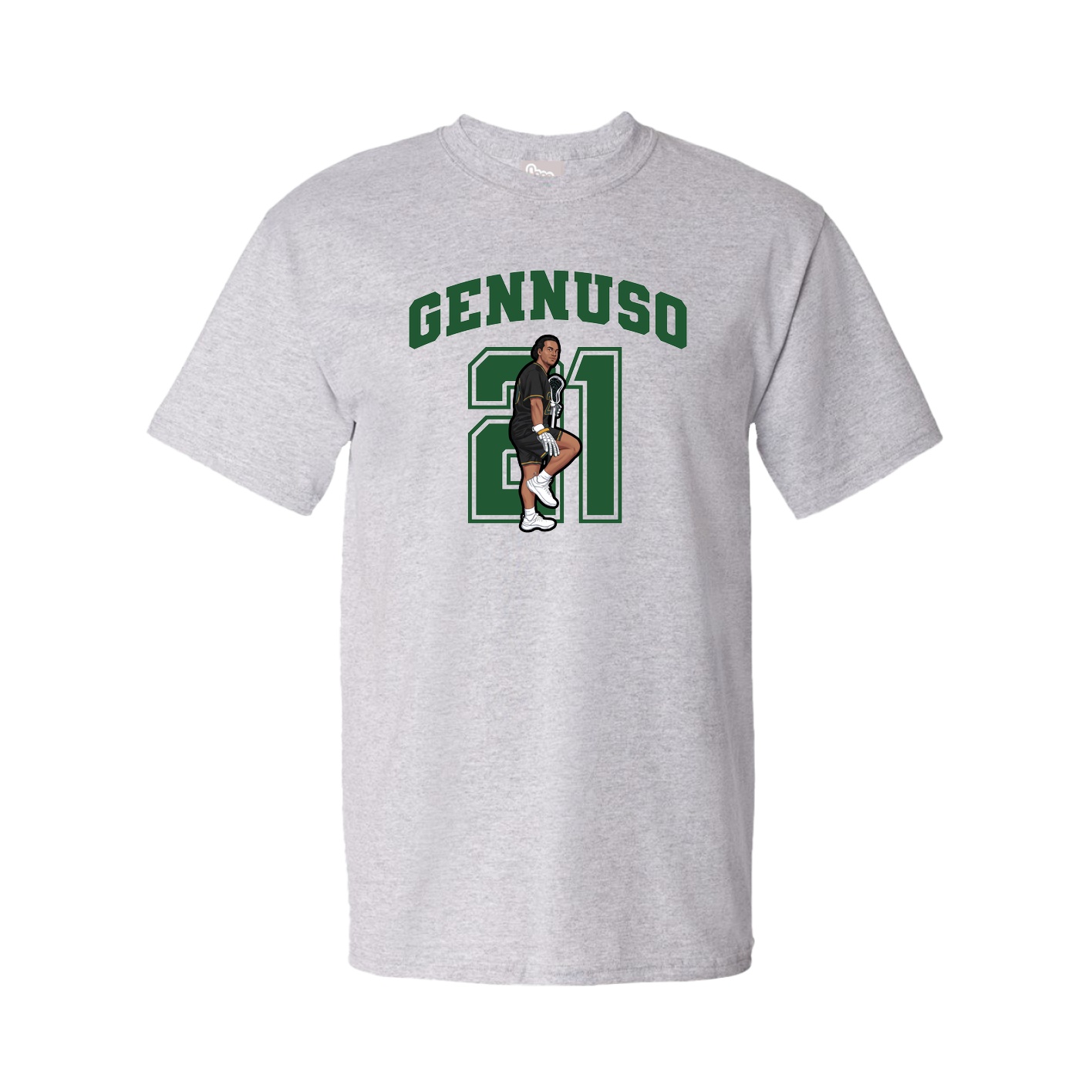 Youth Tee — Number in Grey