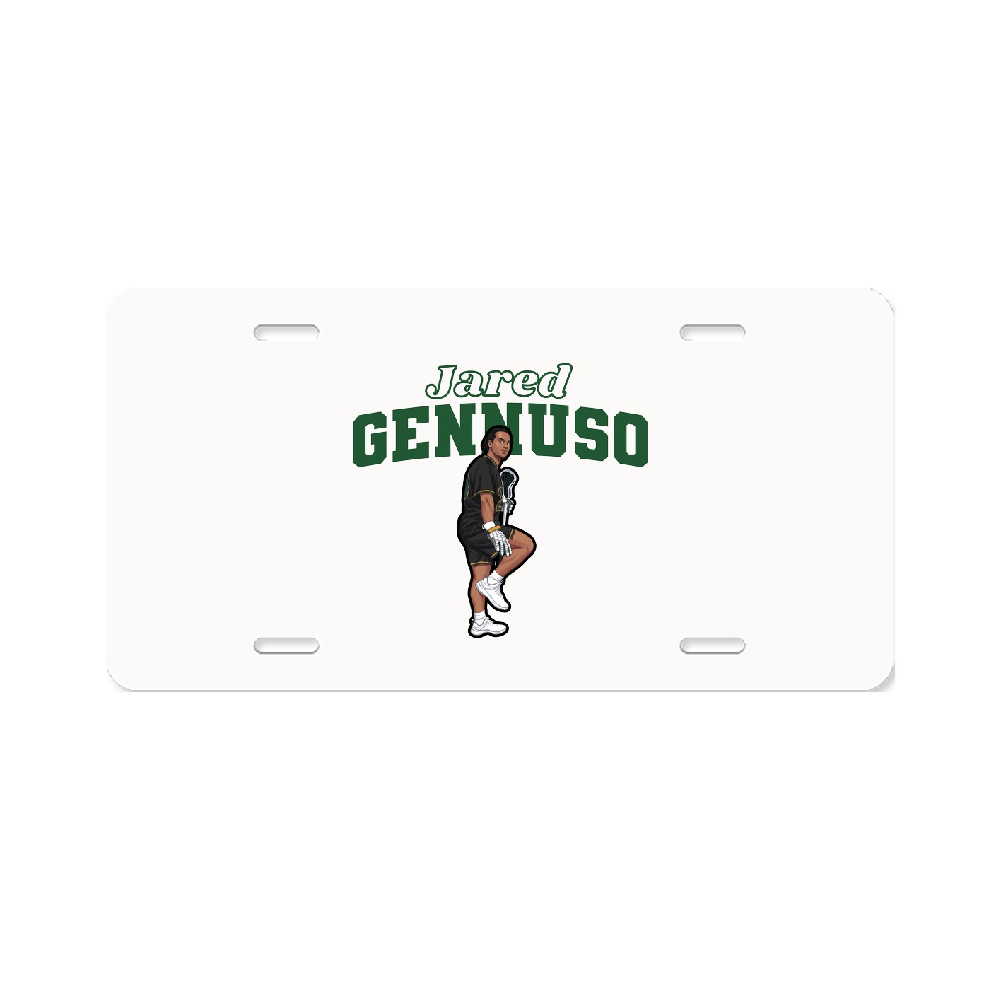 License Plate — Name Arch in Classic