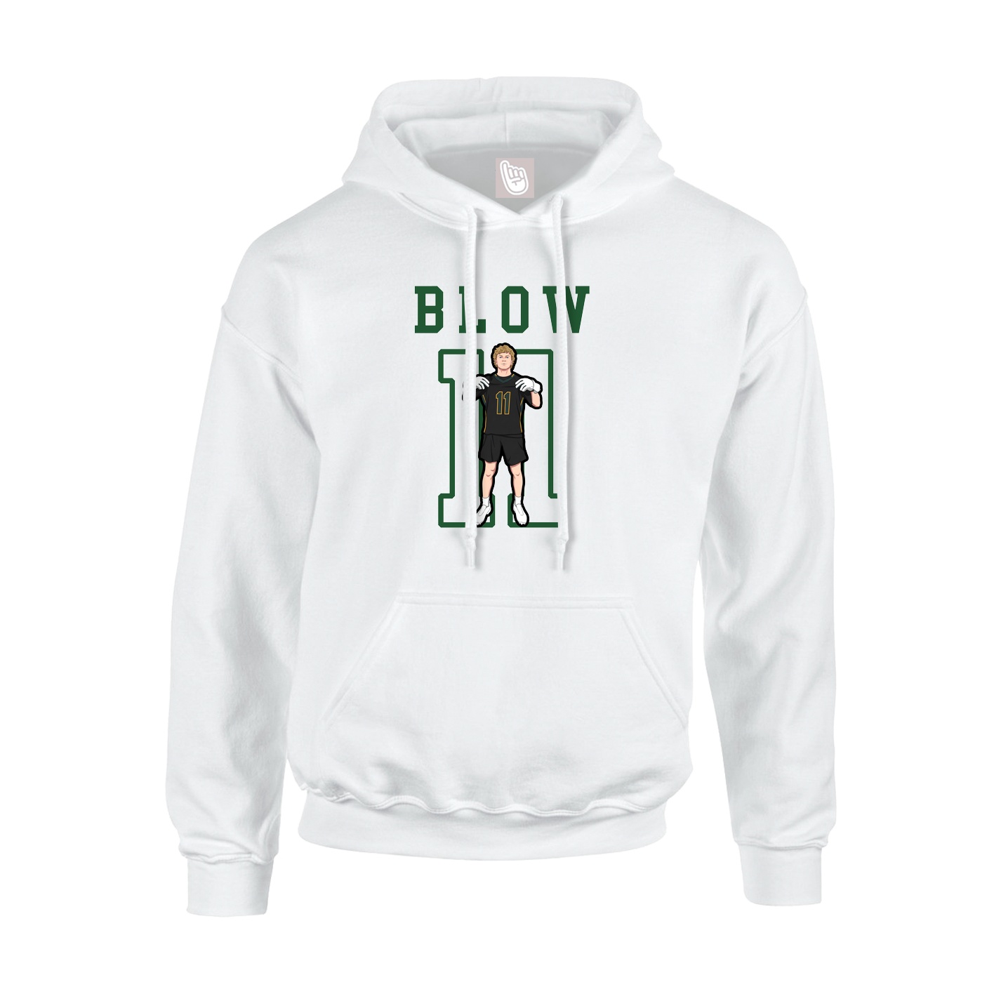 Youth Hoodie — Shirsey in White