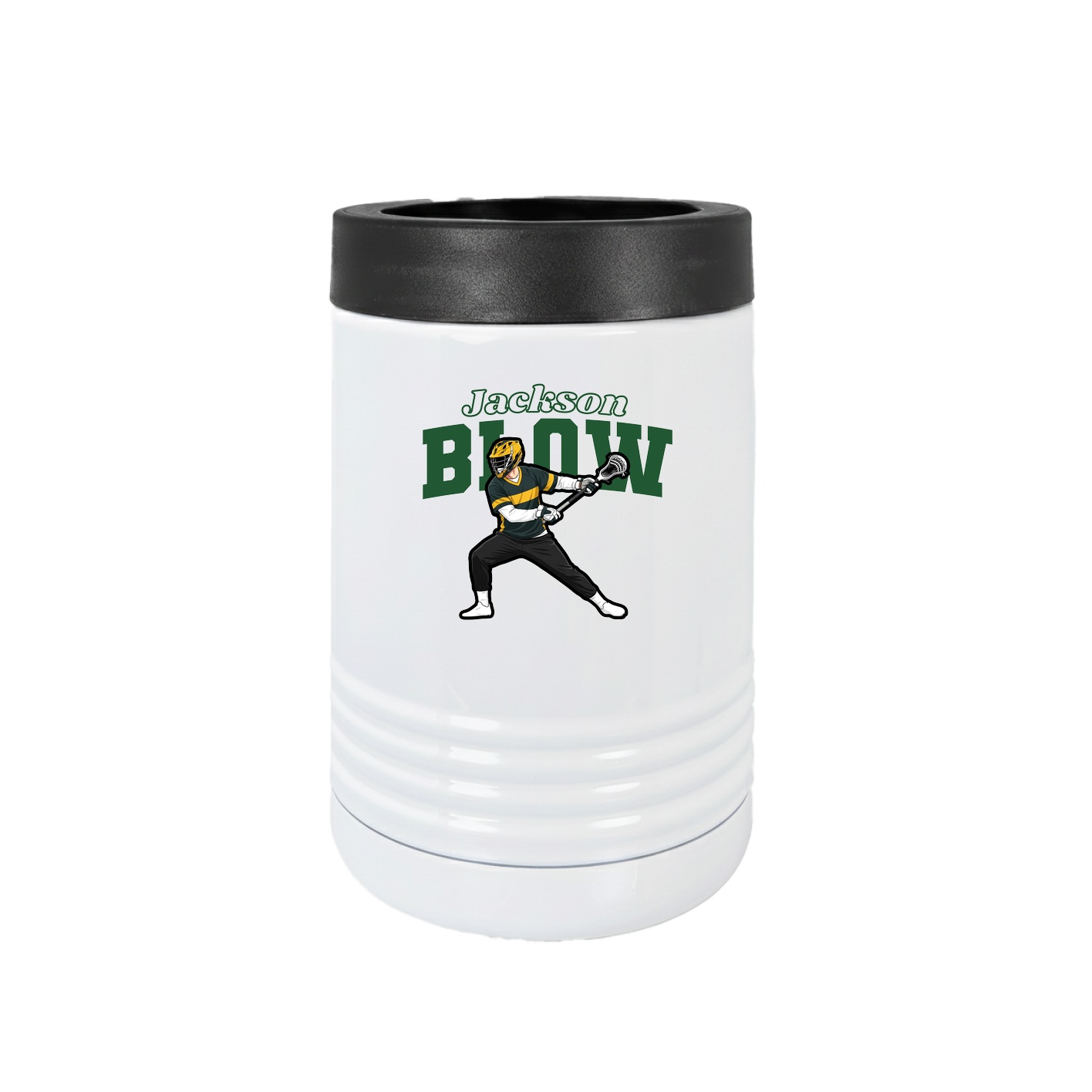 Beverage Holder — Name Arch in White