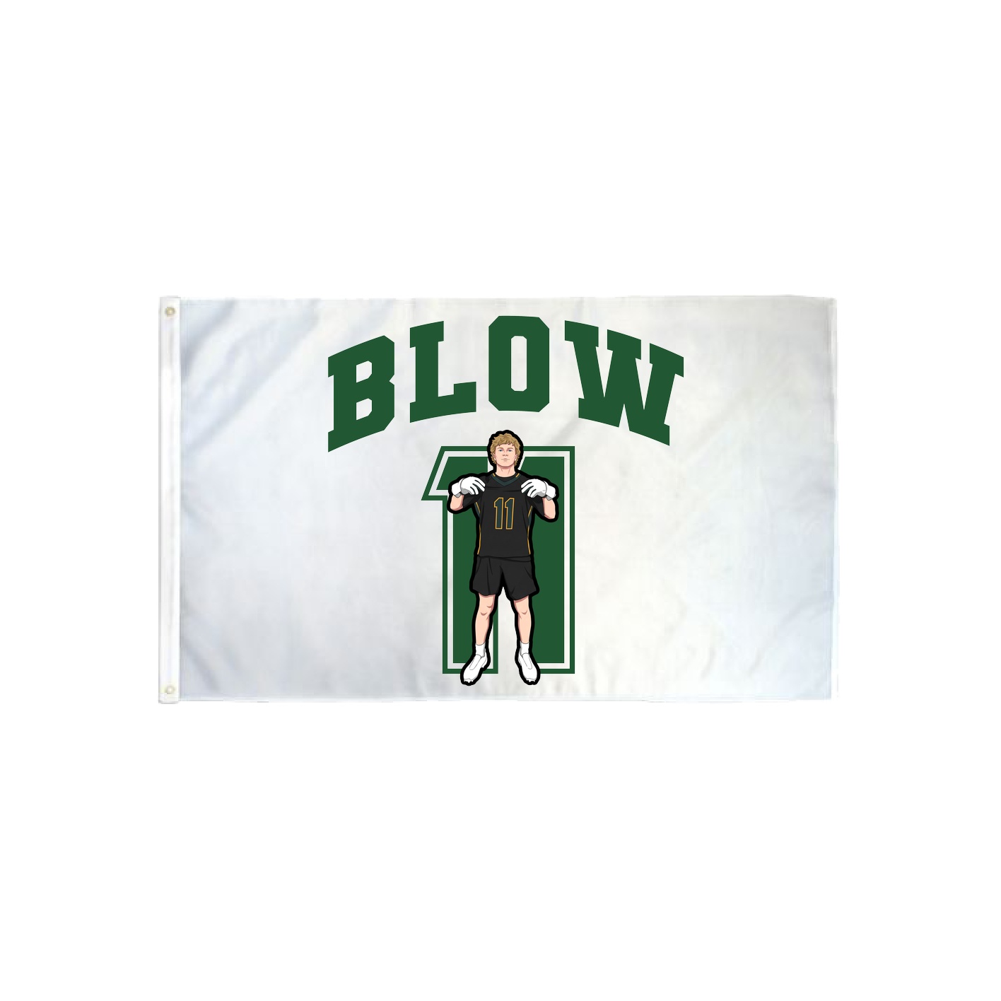3x5 Flag — Number in Classic