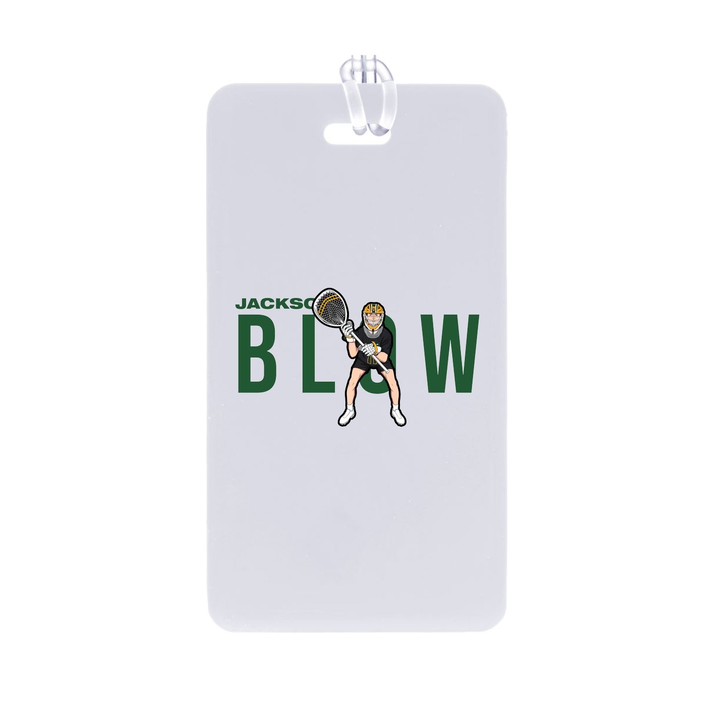 Bag Tag — Player Name in Classic