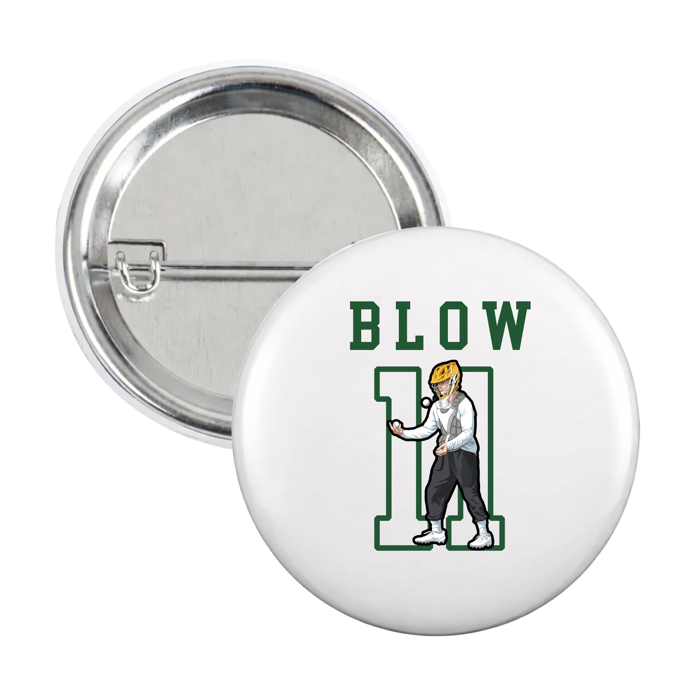 Game Day Button — Shirsey in White