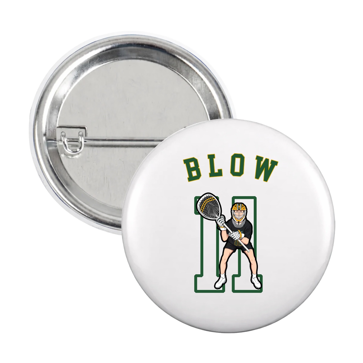 Game Day Button — Shirsey Arch in White
