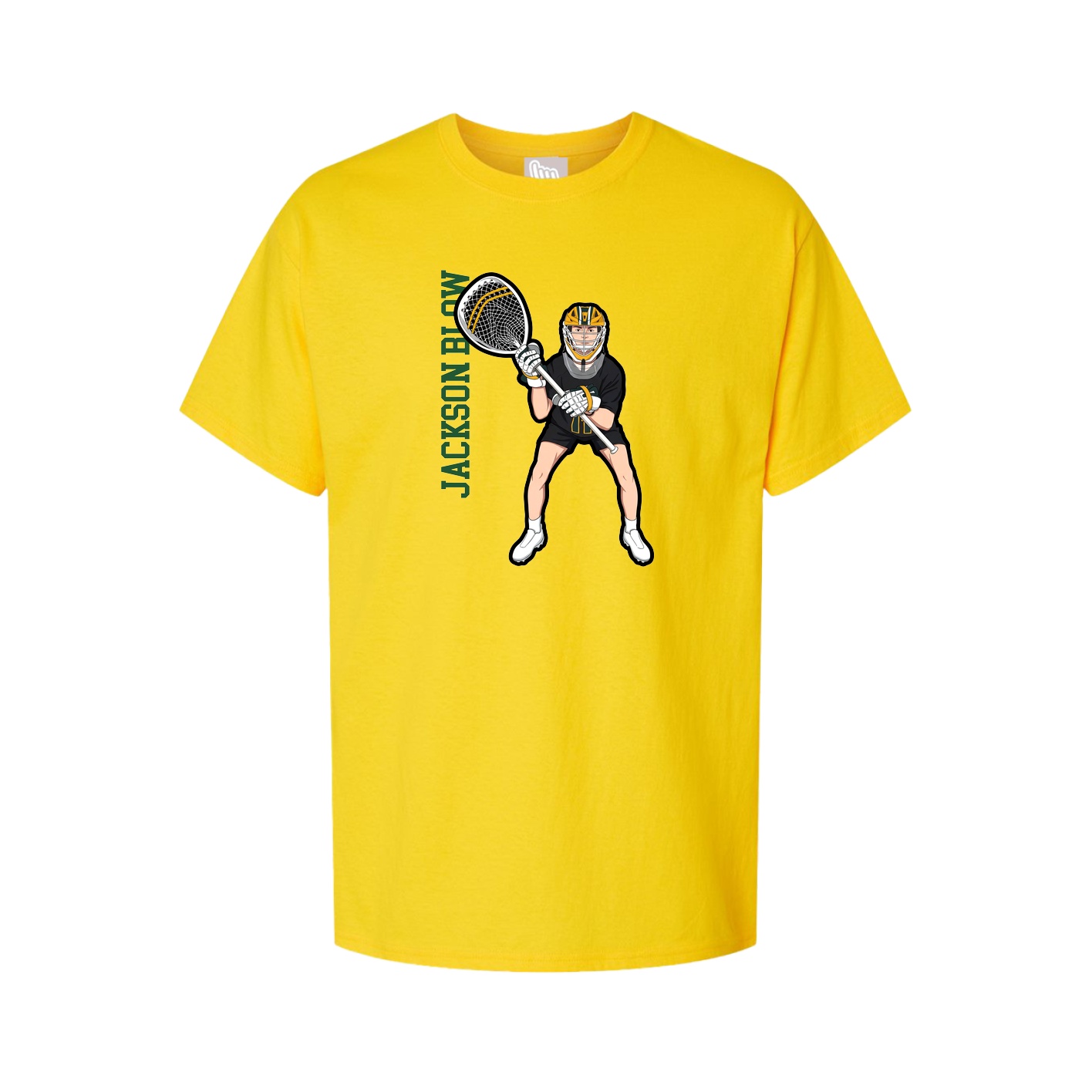 Tee — Name Vertical in Gold