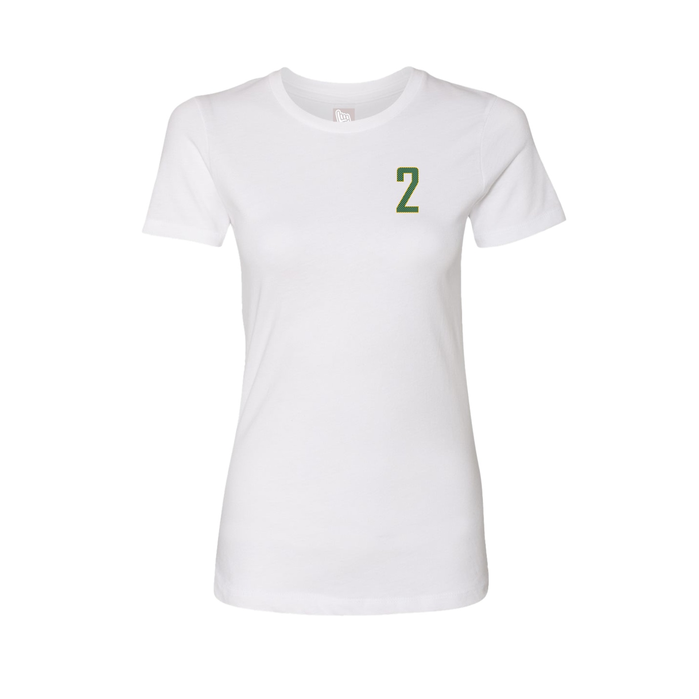 Fitted Women's Tee — Front Shirsy in White