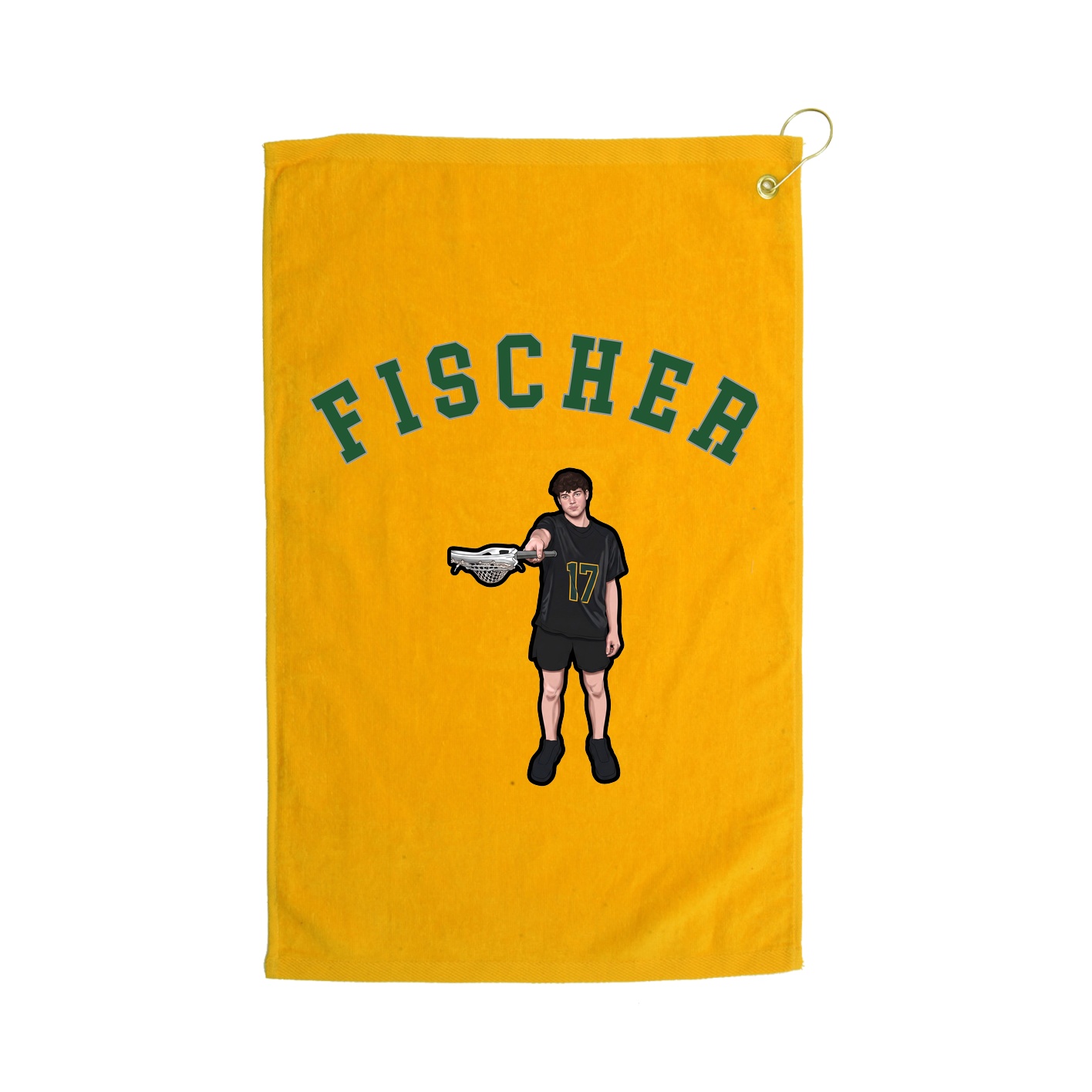 Golf Towel — Shirsey Arch in Gold