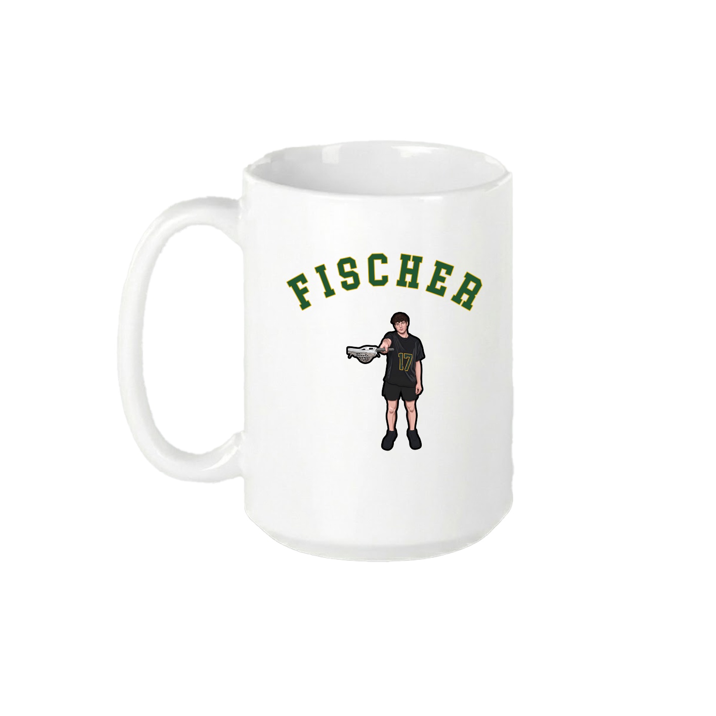 15oz Coffee Mug — Shirsey Arch in White