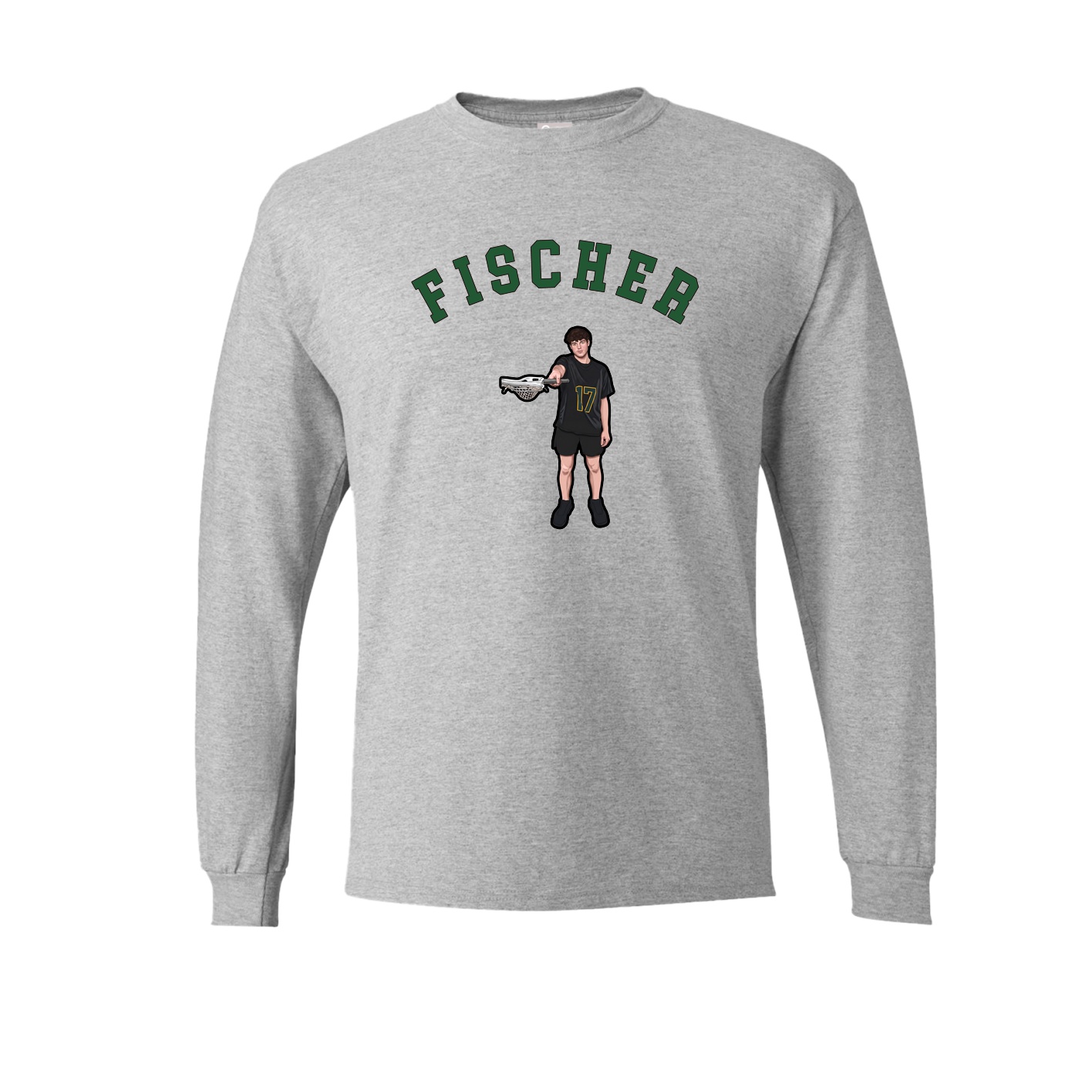 Long Sleeve Tee — Shirsey Arch in Grey
