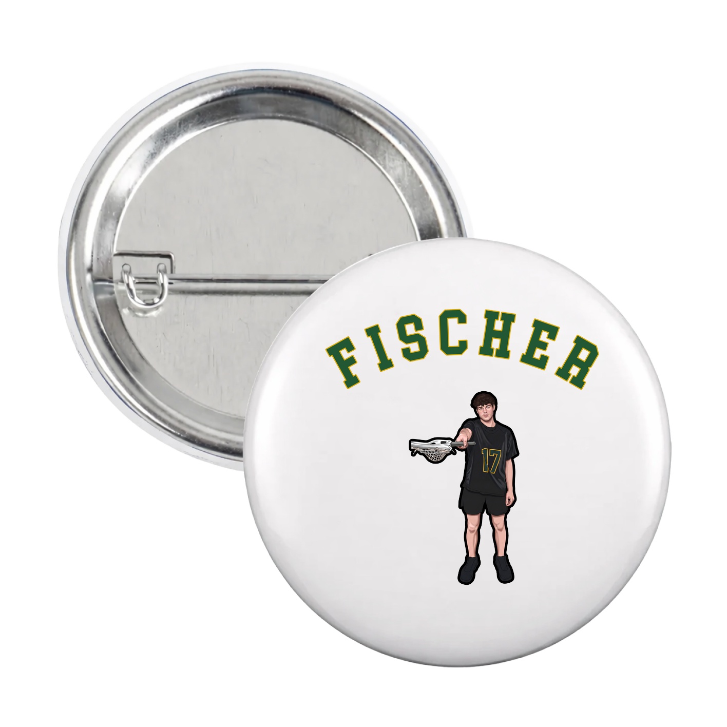 Game Day Button — Shirsey Arch in White