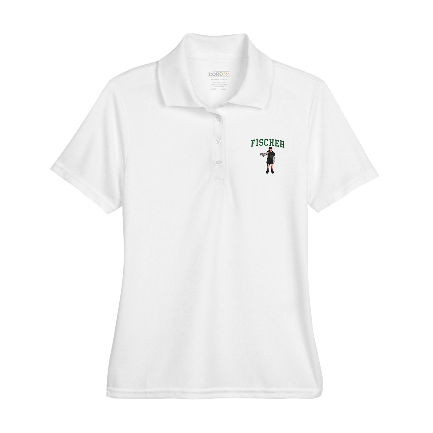 Womens Performance Polo — Shirsey in White