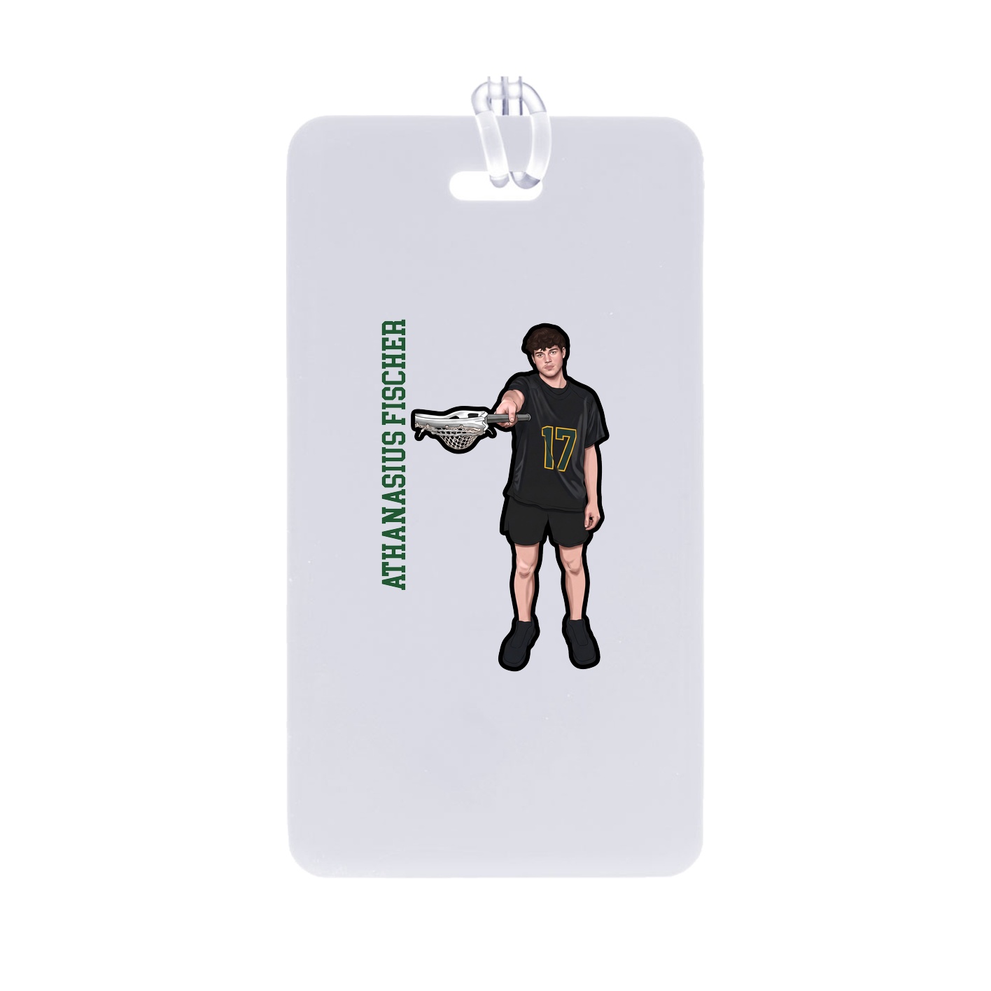 Bag Tag — Name Vertical in Classic