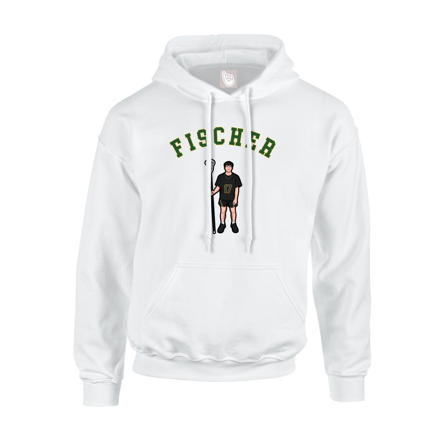 Hoodie — Shirsey Arch in White