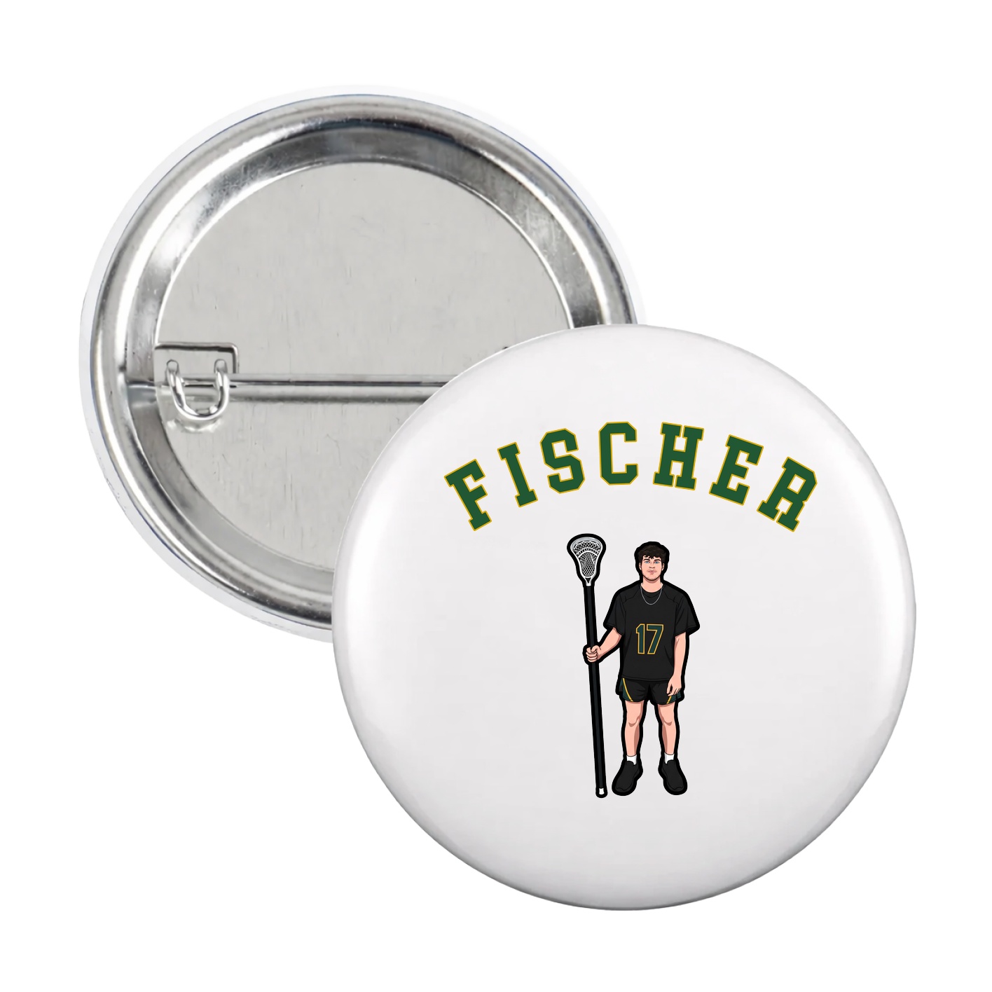 Game Day Button — Shirsey Arch in White