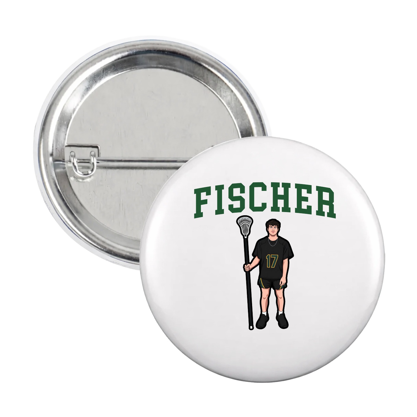 Game Day Button — Shirsey in White