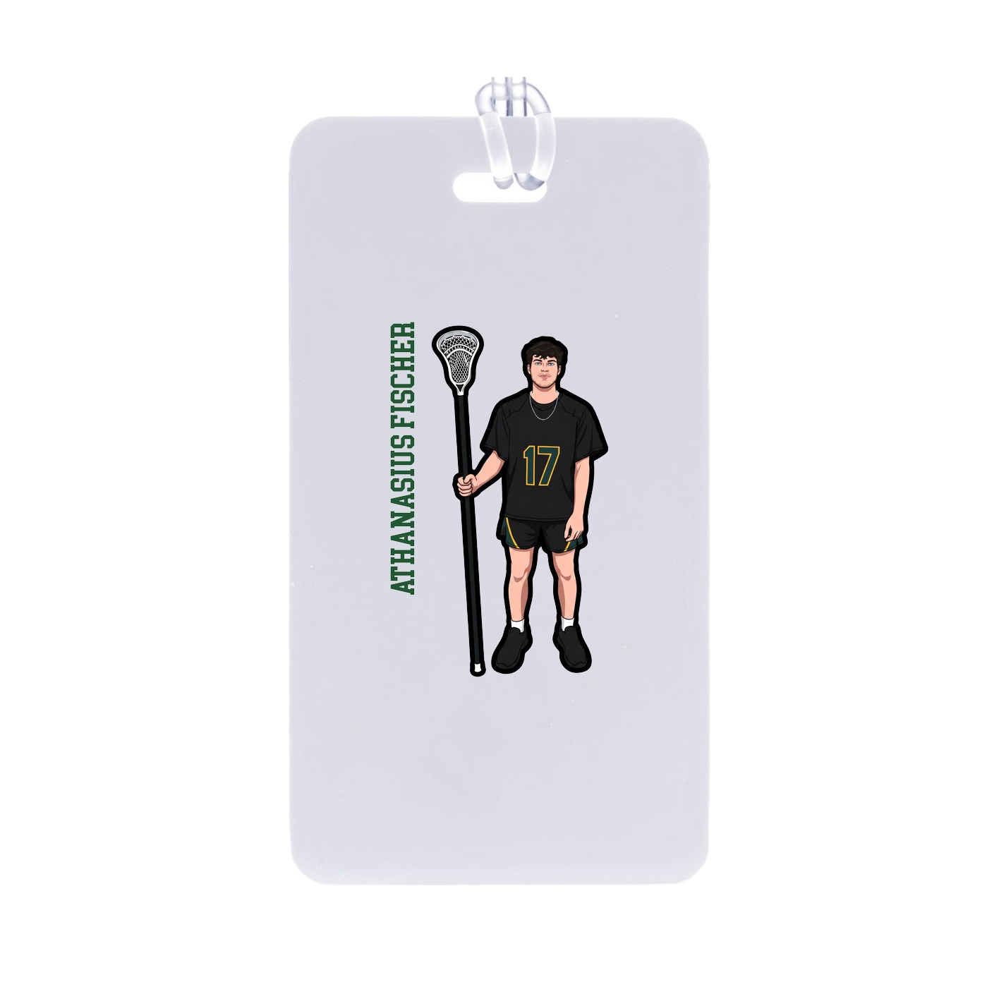 Bag Tag — Name Vertical in Classic