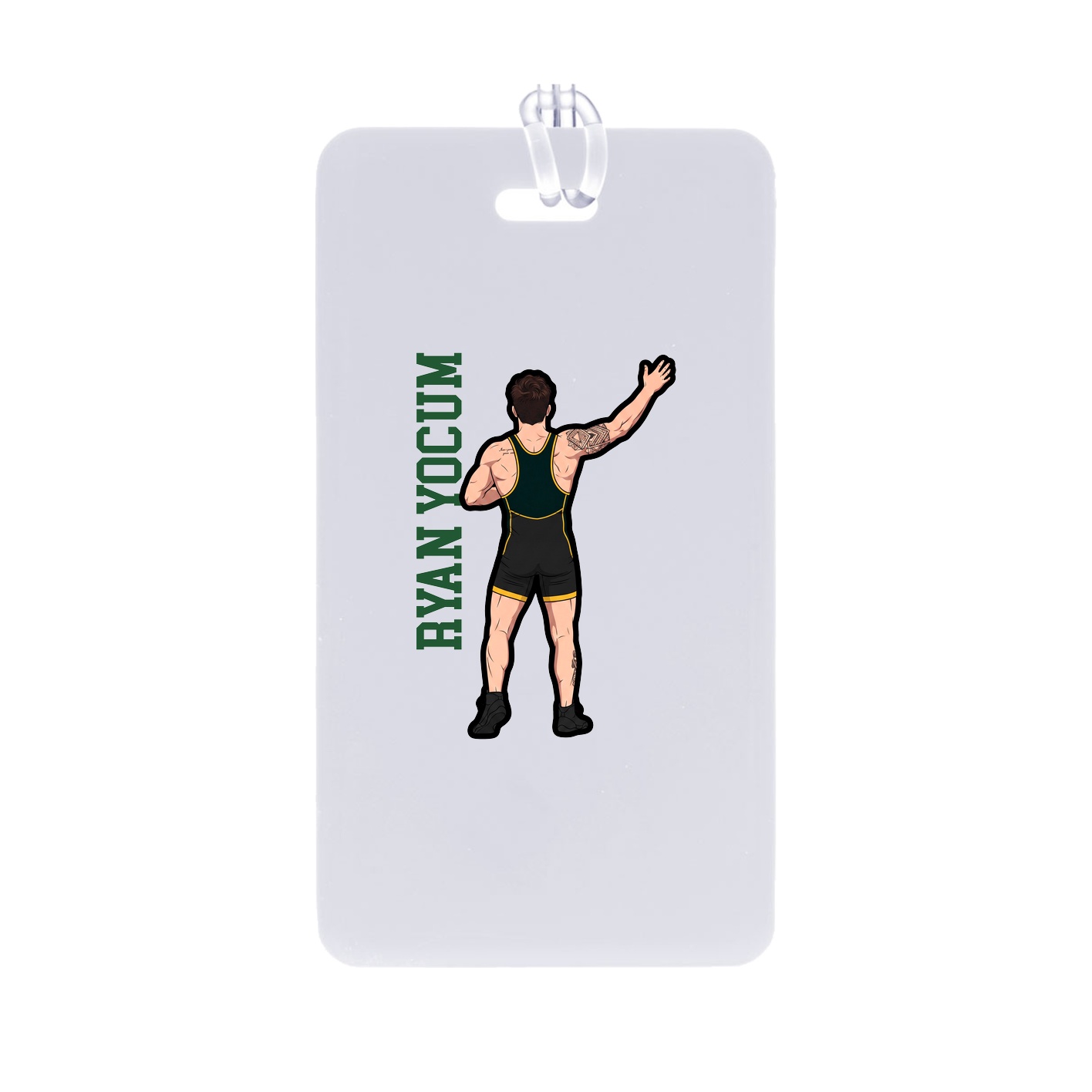 Bag Tag — Name Vertical in Classic