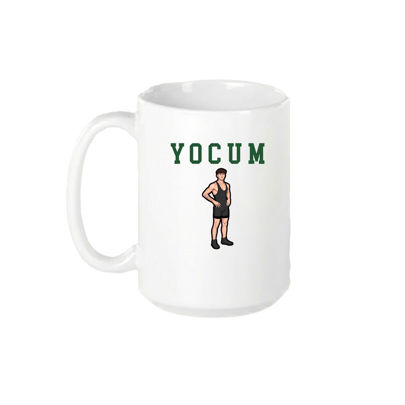 15oz Coffee Mug — Shirsey in White
