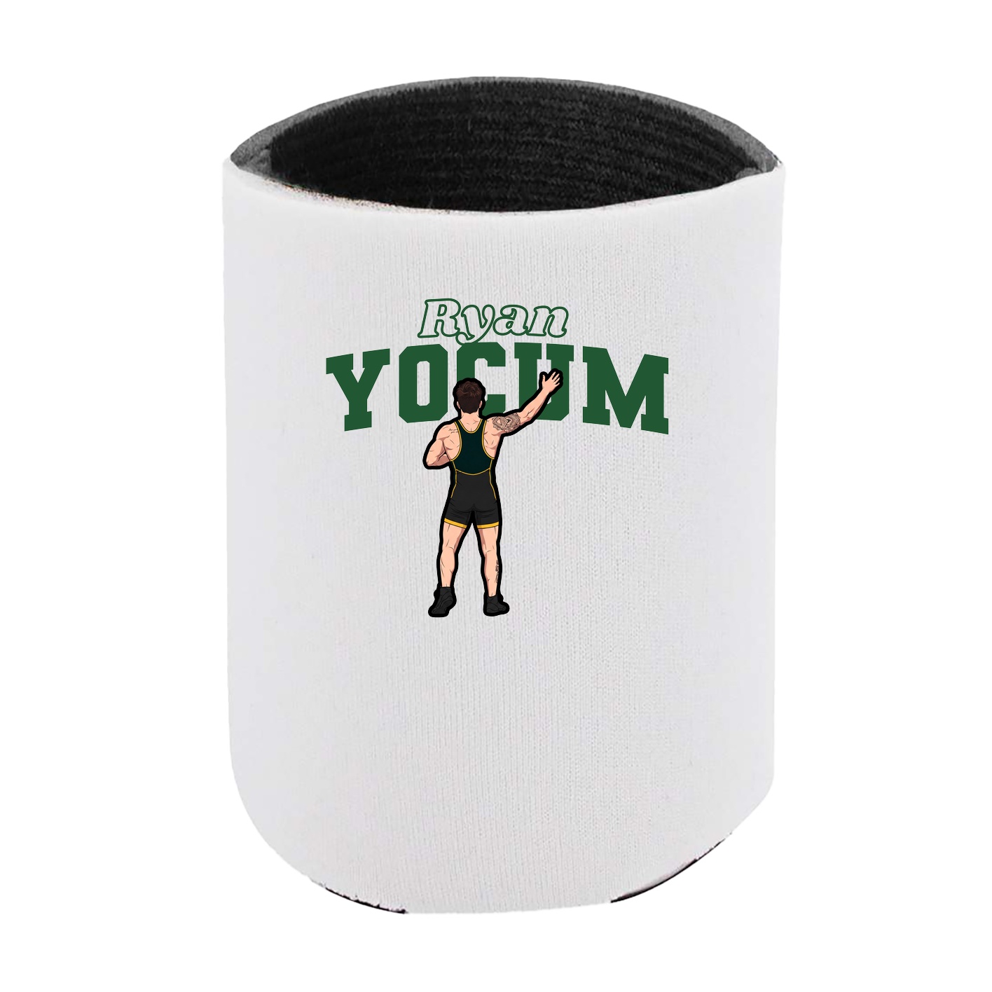 Can Holder — Name Arch in White