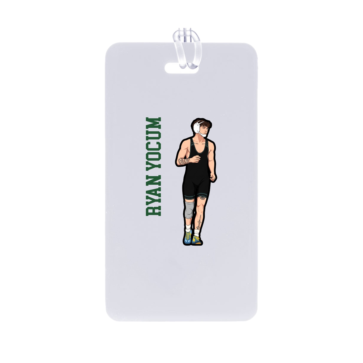 Bag Tag — Name Vertical in Classic