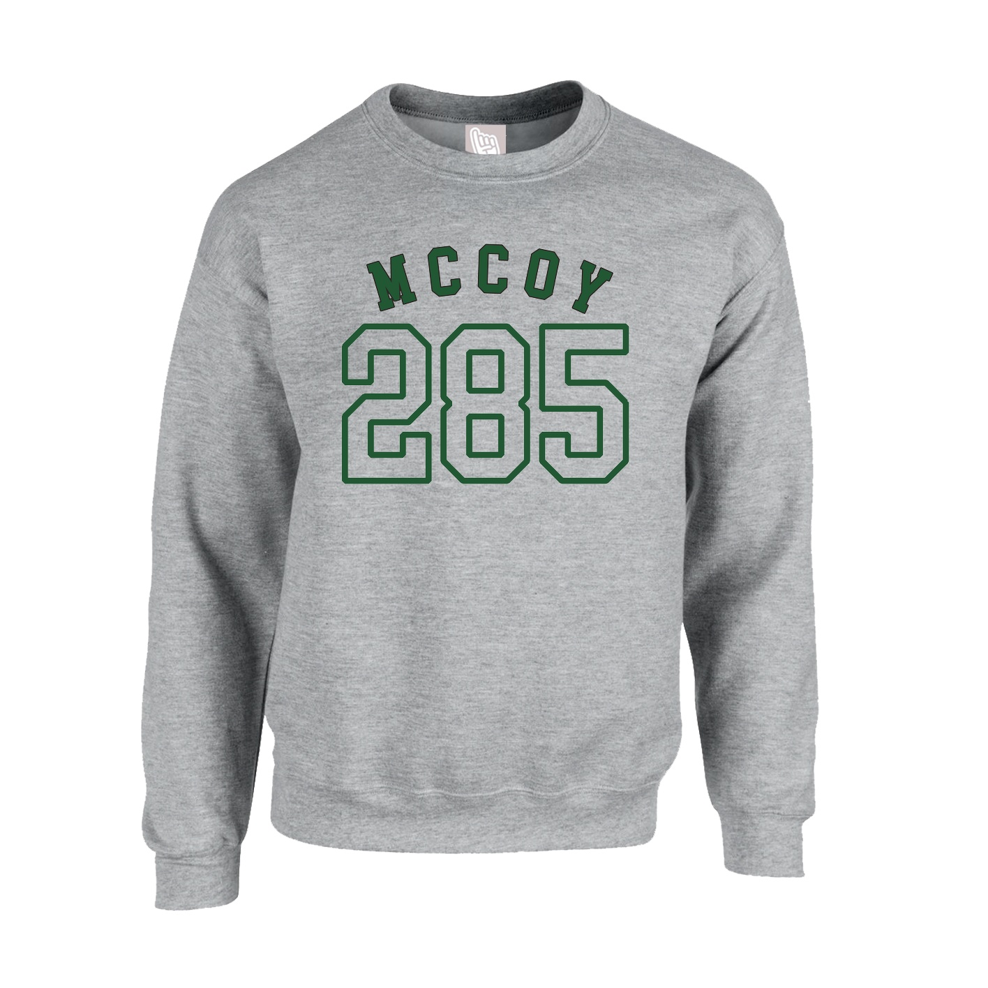Fleece Crew — Shirsey Arch in Grey