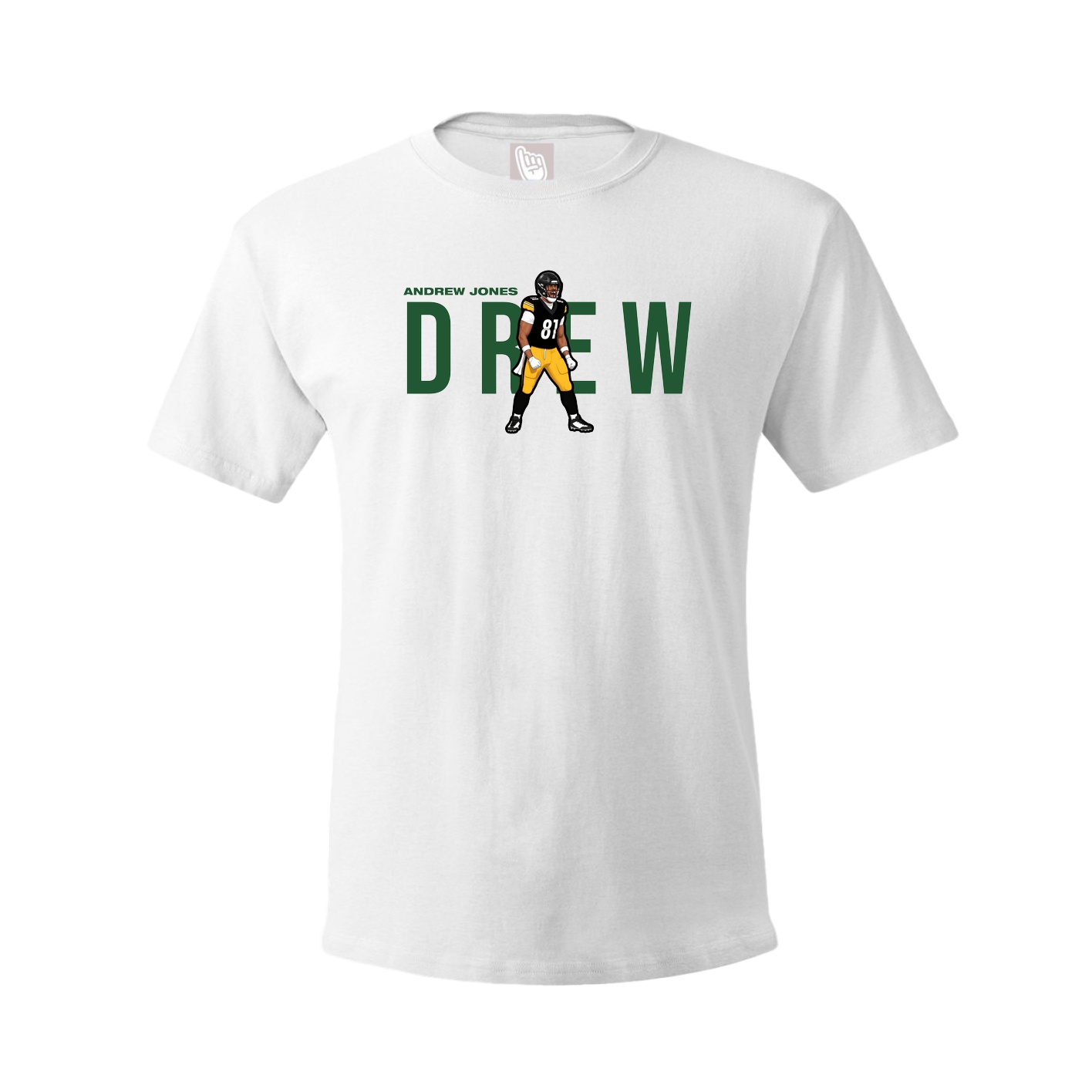 Youth Tee — Player Name in White